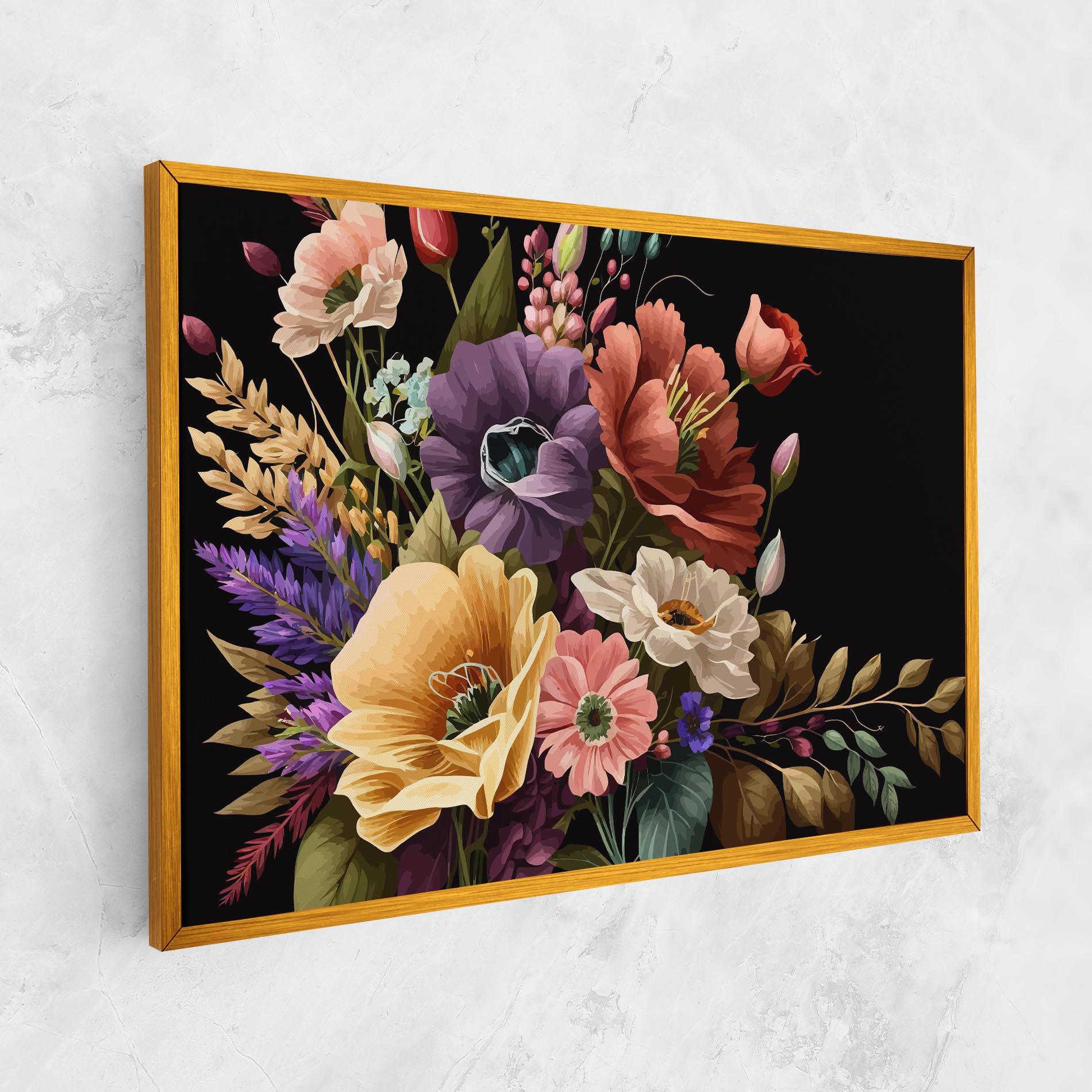 Vászonkép Vintage Bouquet Art mockup 1
