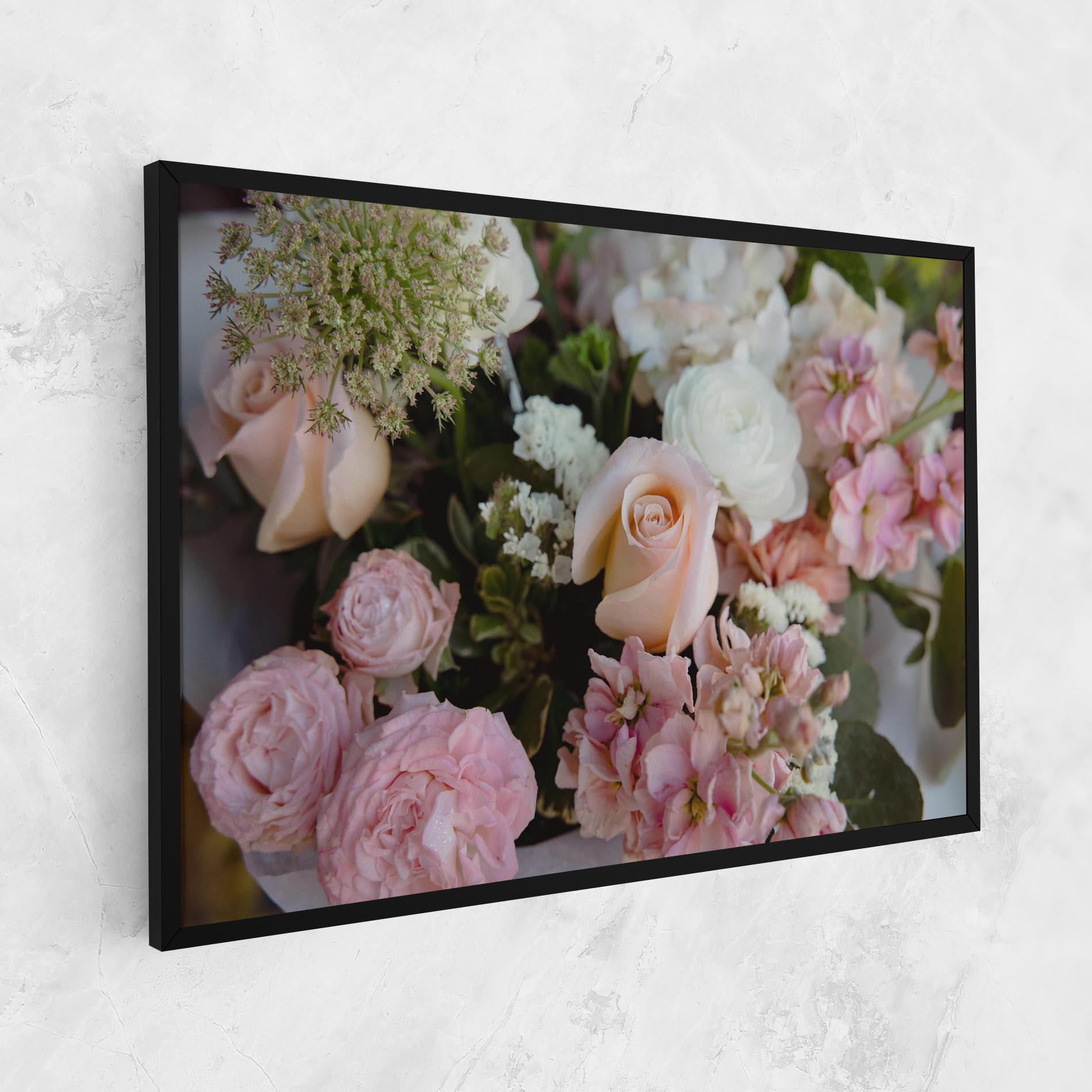 Vászonkép Beautiful Pink Pastel mockup 1