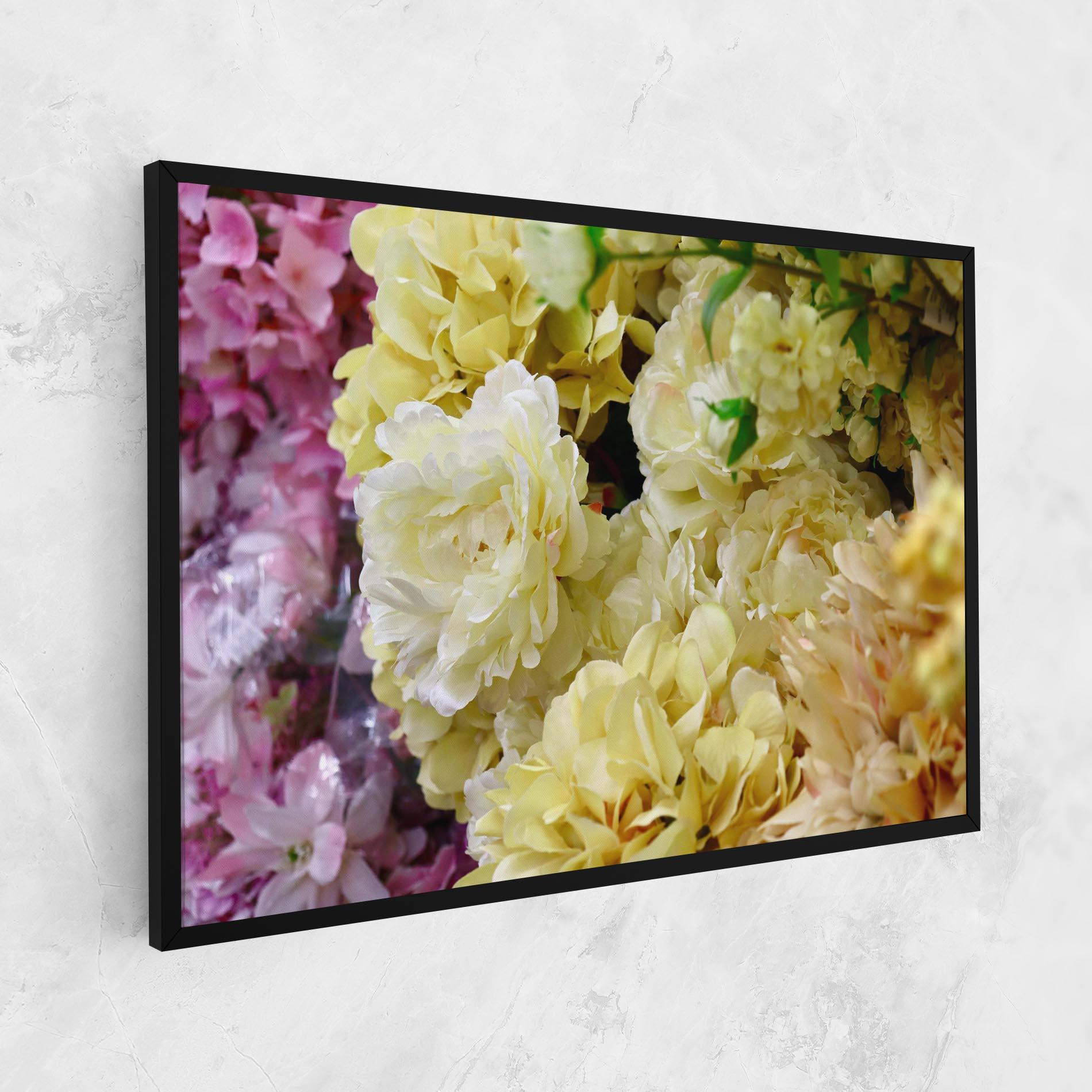 Vászonkép Beautiful Yellow Pastel mockup 1