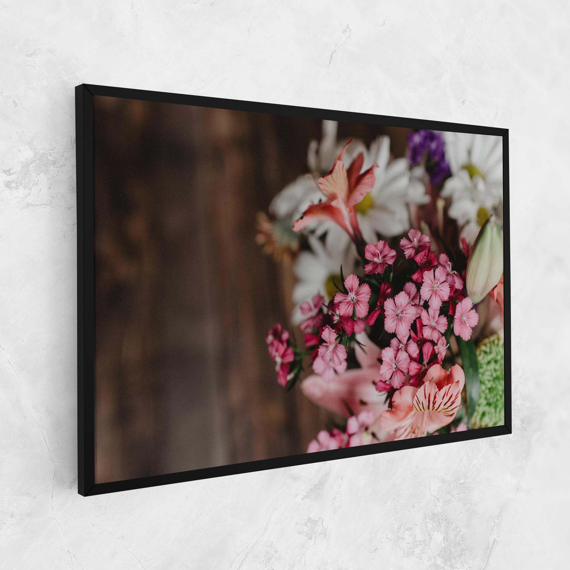 Vászonkép Small Flowers Bouquet mockup 1