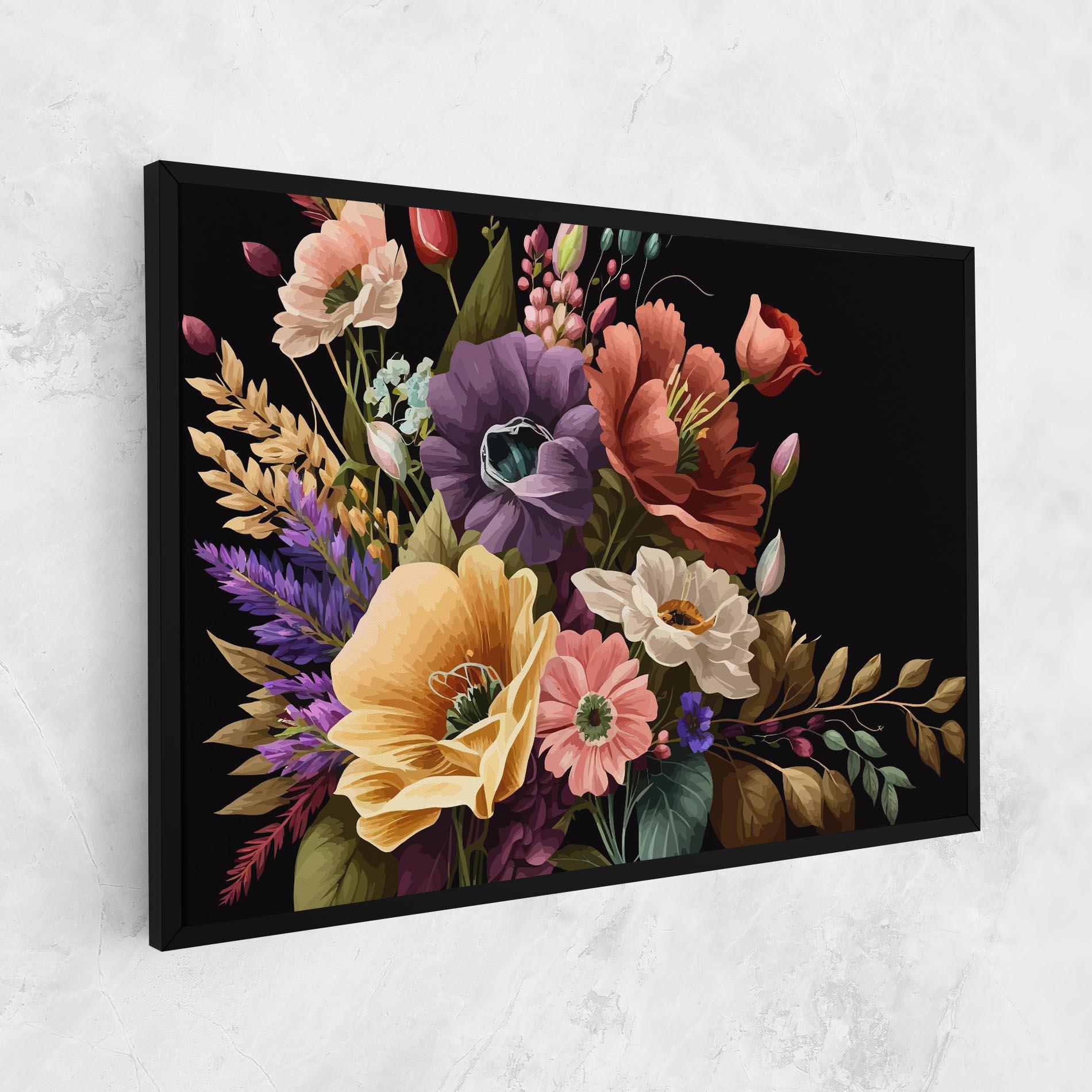 Vászonkép Vintage Bouquet Art mockup 1