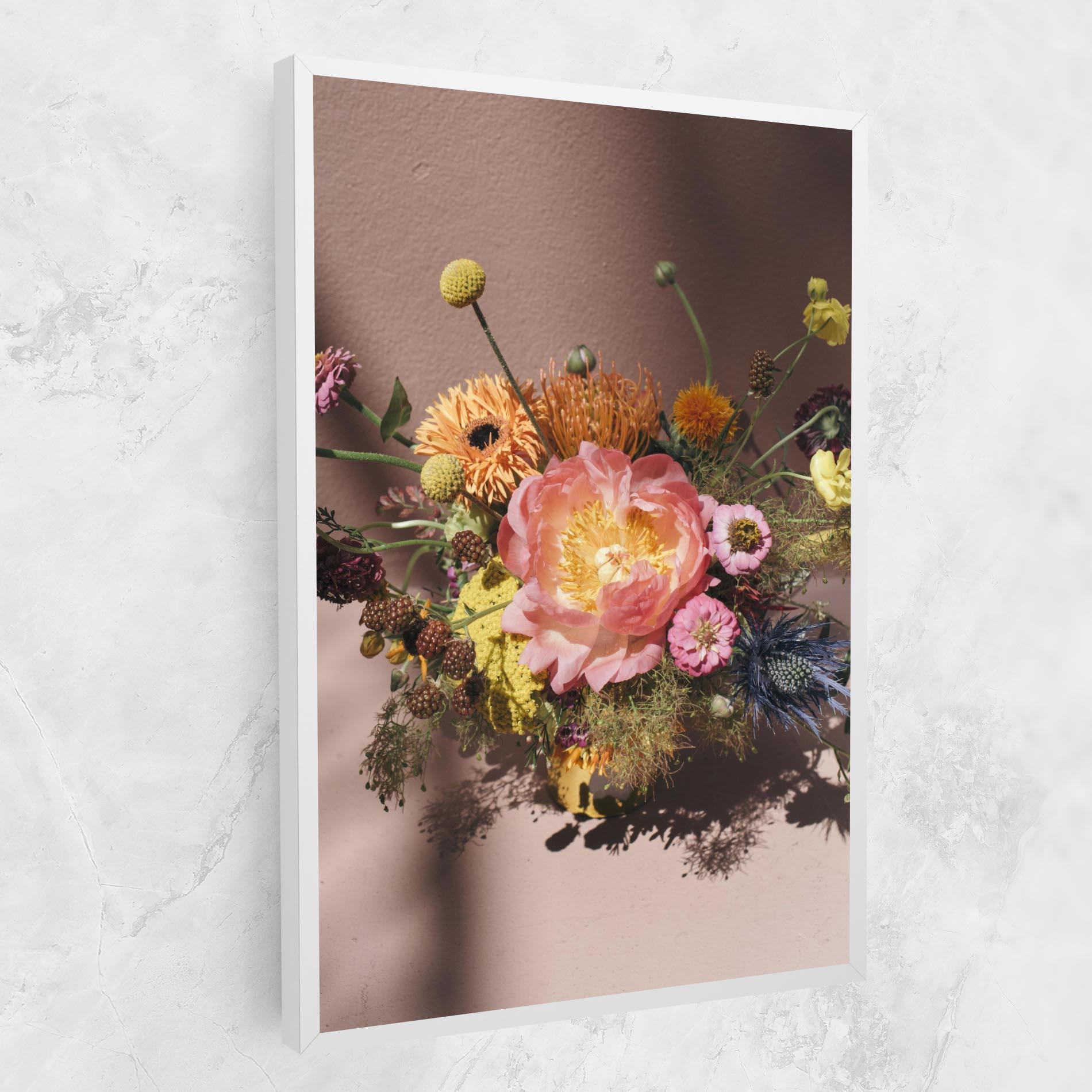Vászonkép Pastel Orange Bouquet mockup 1