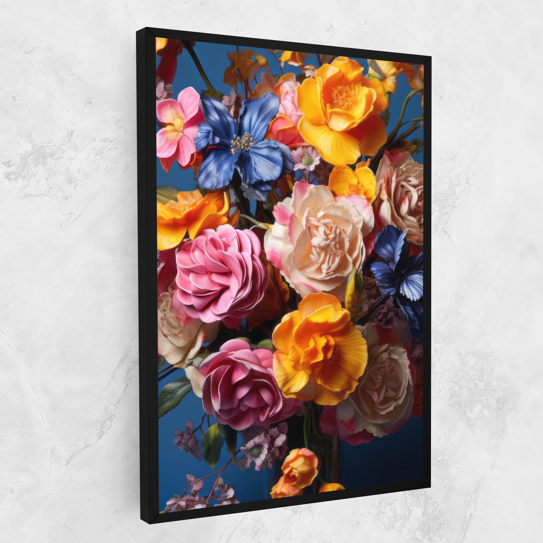 Vászonkép Colorful Flower Bouquet mockup 1