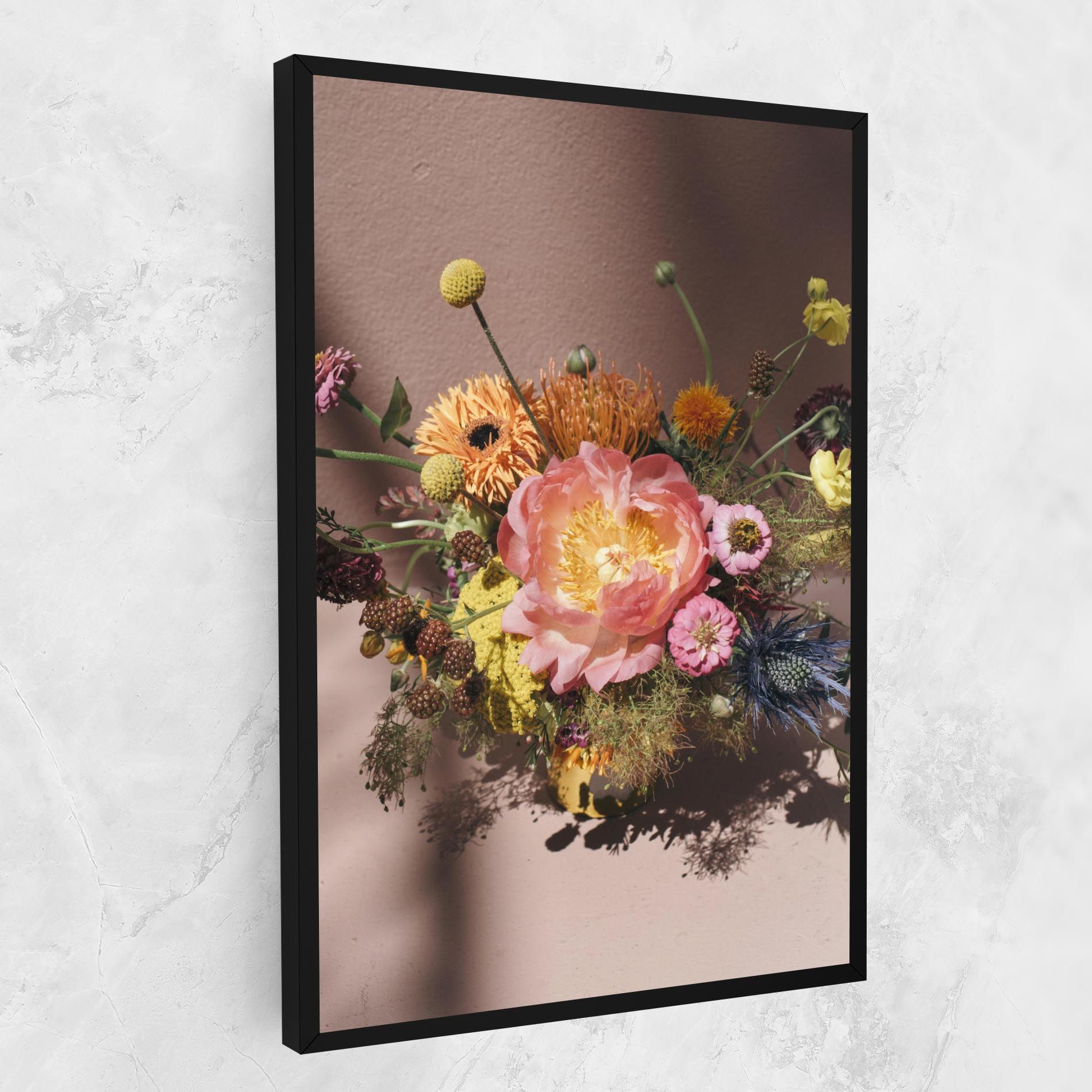 Pastel Orange Bouquet mockup 1