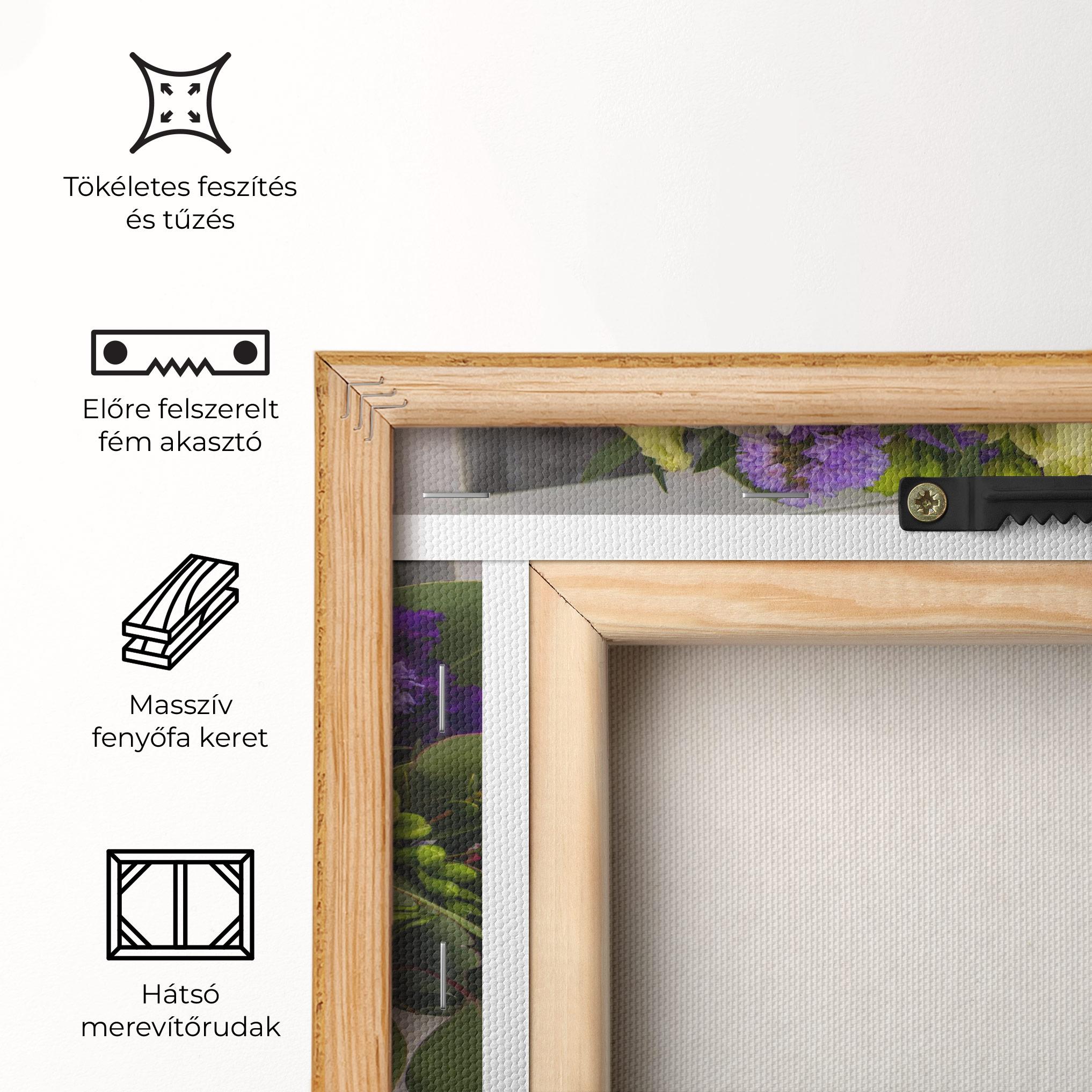 Vászonkép Big Pink Rose Bouquet mockup 5