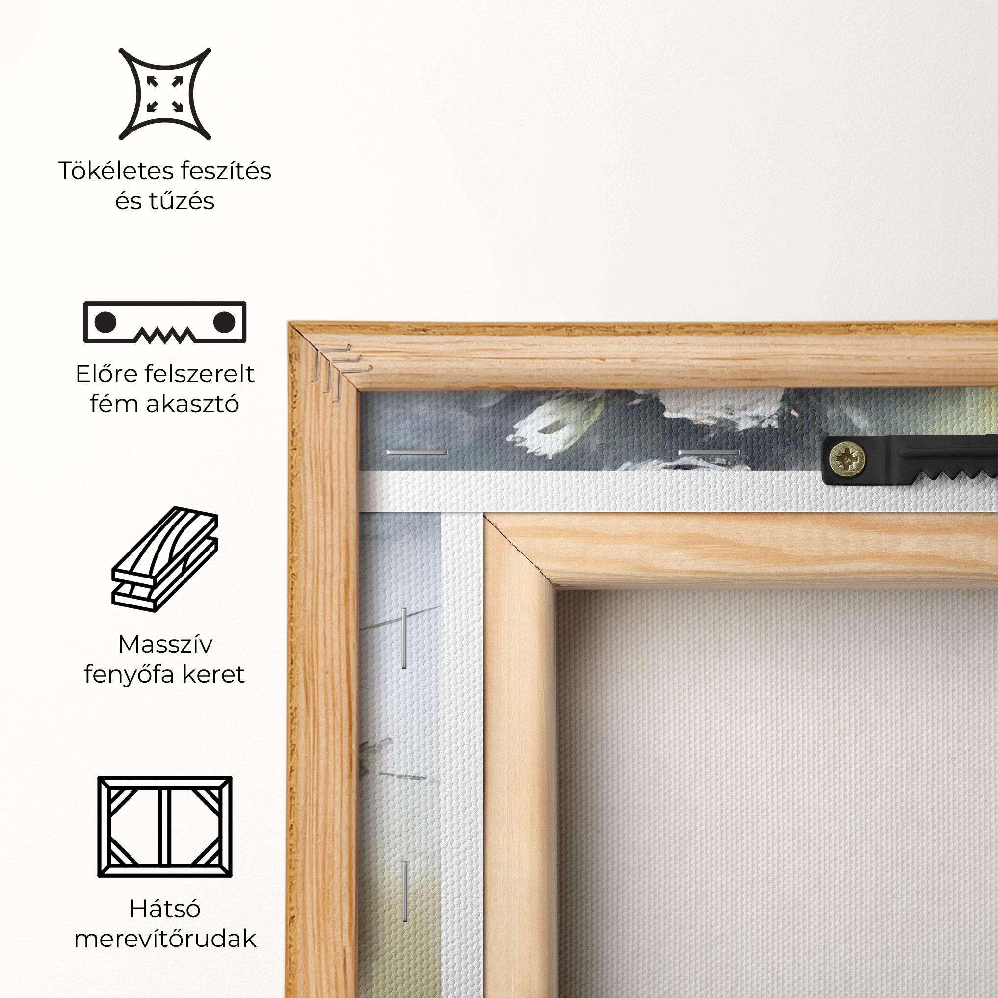 Vászonkép Bouquet Painting mockup 5