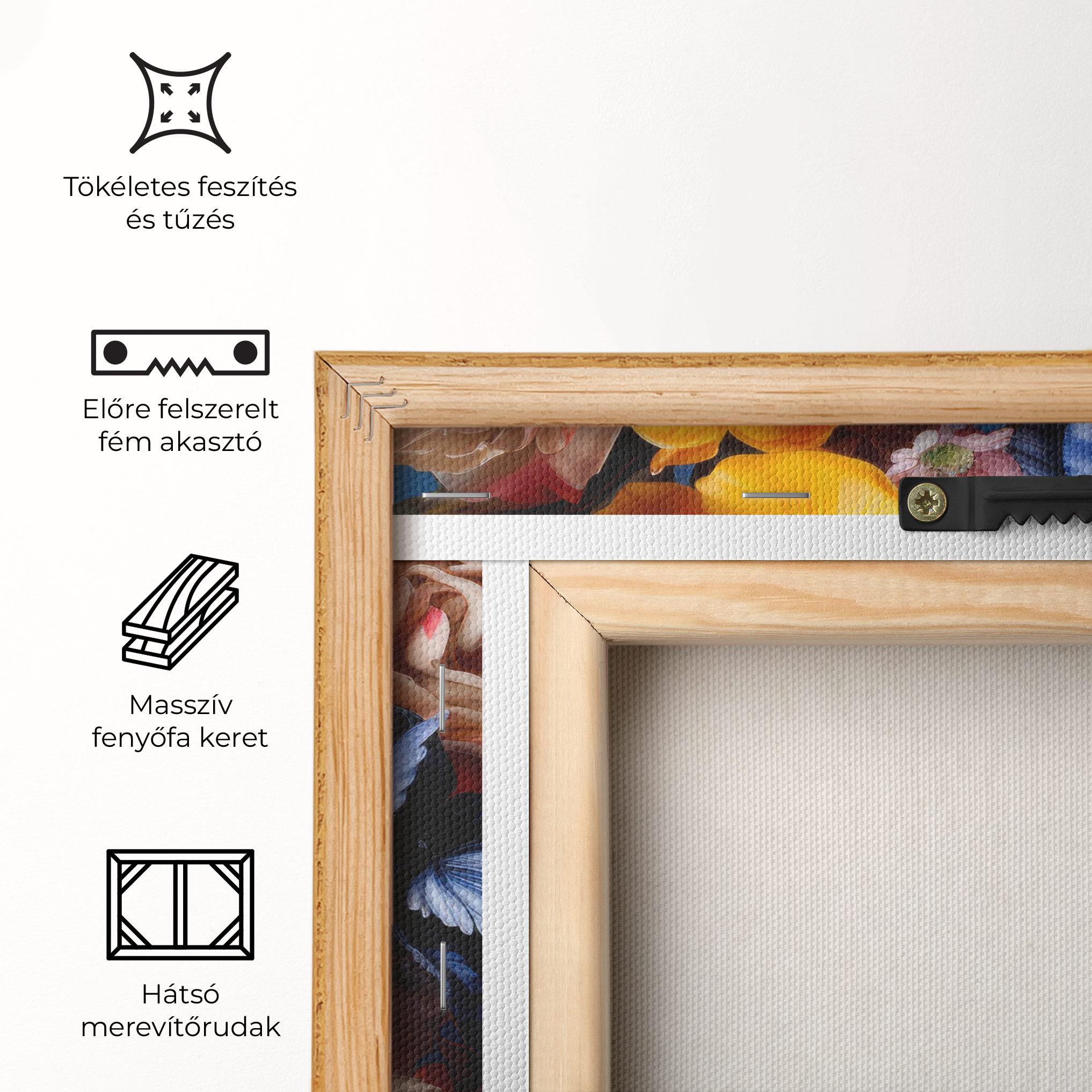 Vászonkép Colorful Flower Bouquet mockup 5