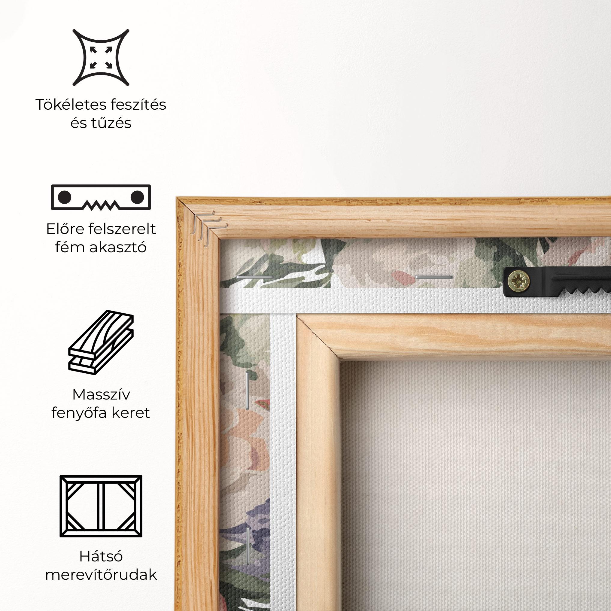 Vászonkép Pretty Watercolor Bouquet mockup 5