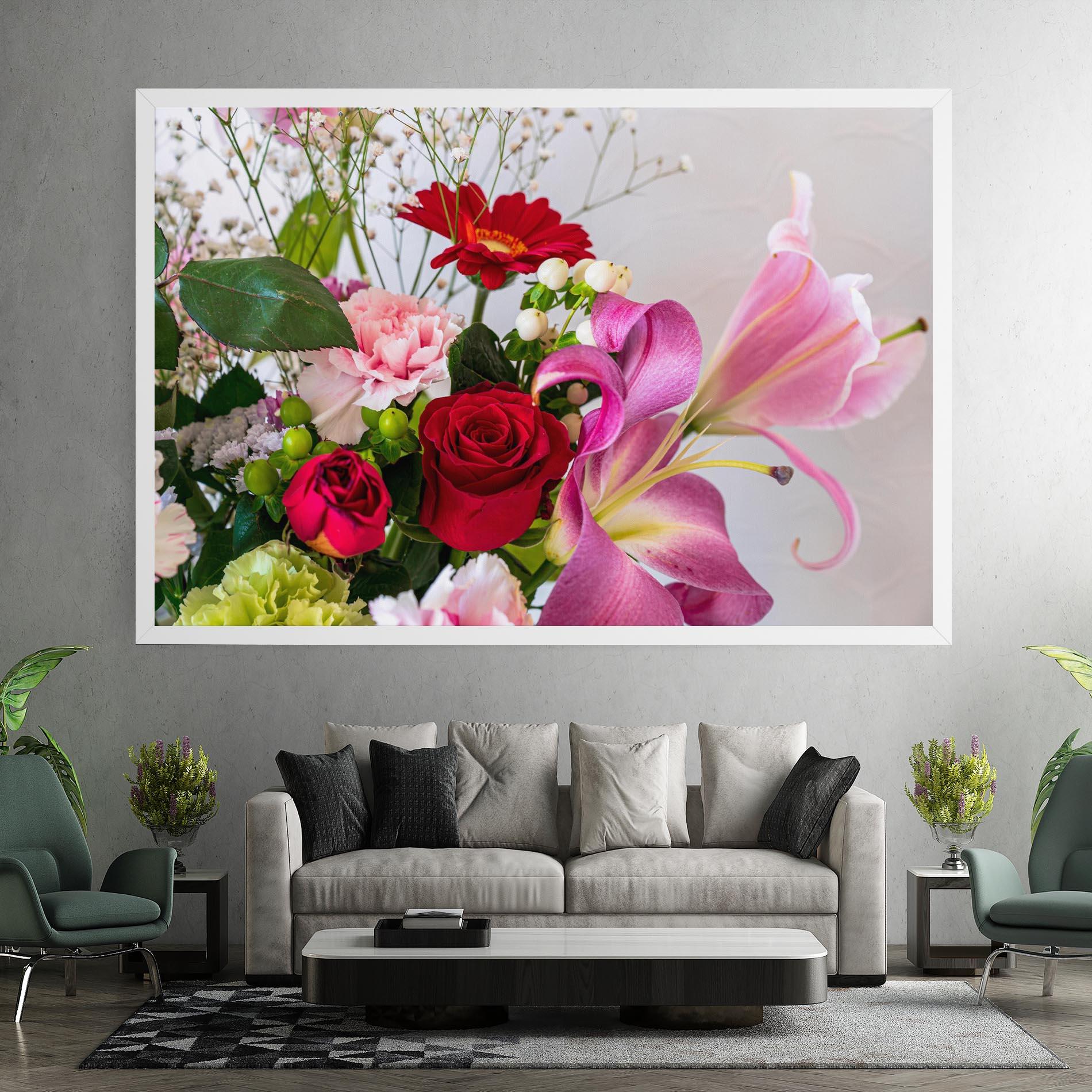 Vászonkép Bouquet mockup 7