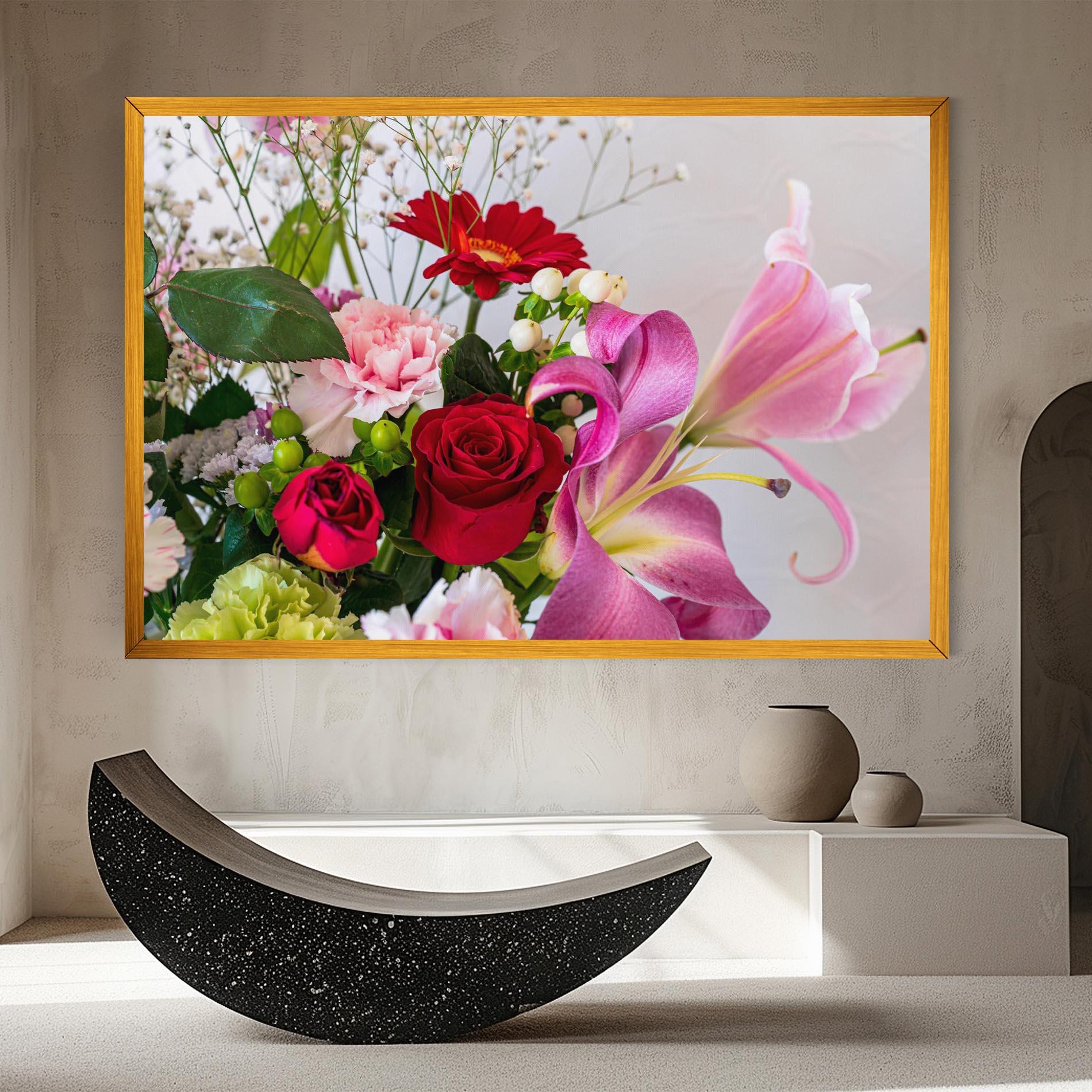 Vászonkép Bouquet mockup 8