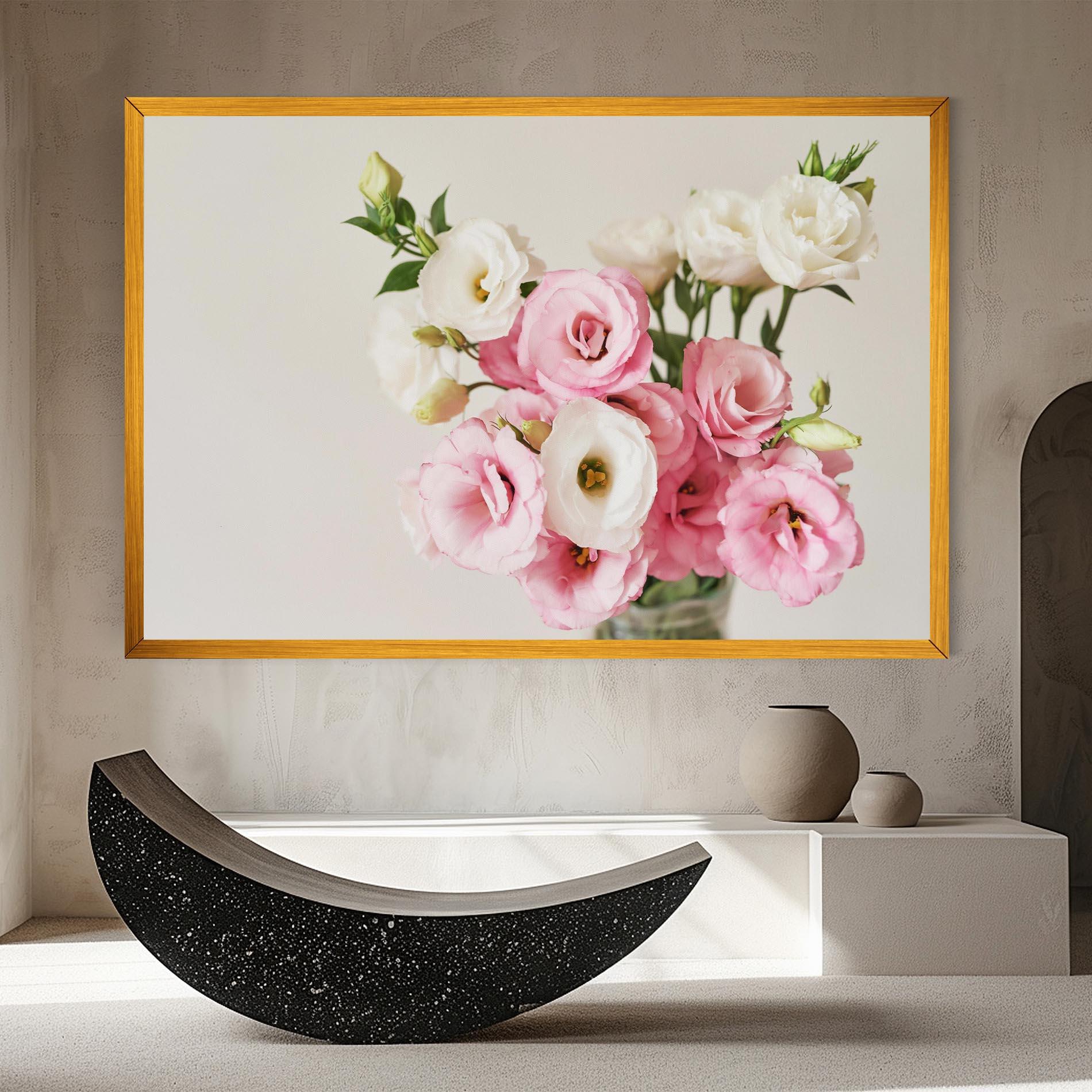 Vászonkép Cute Pink Flowers mockup 8