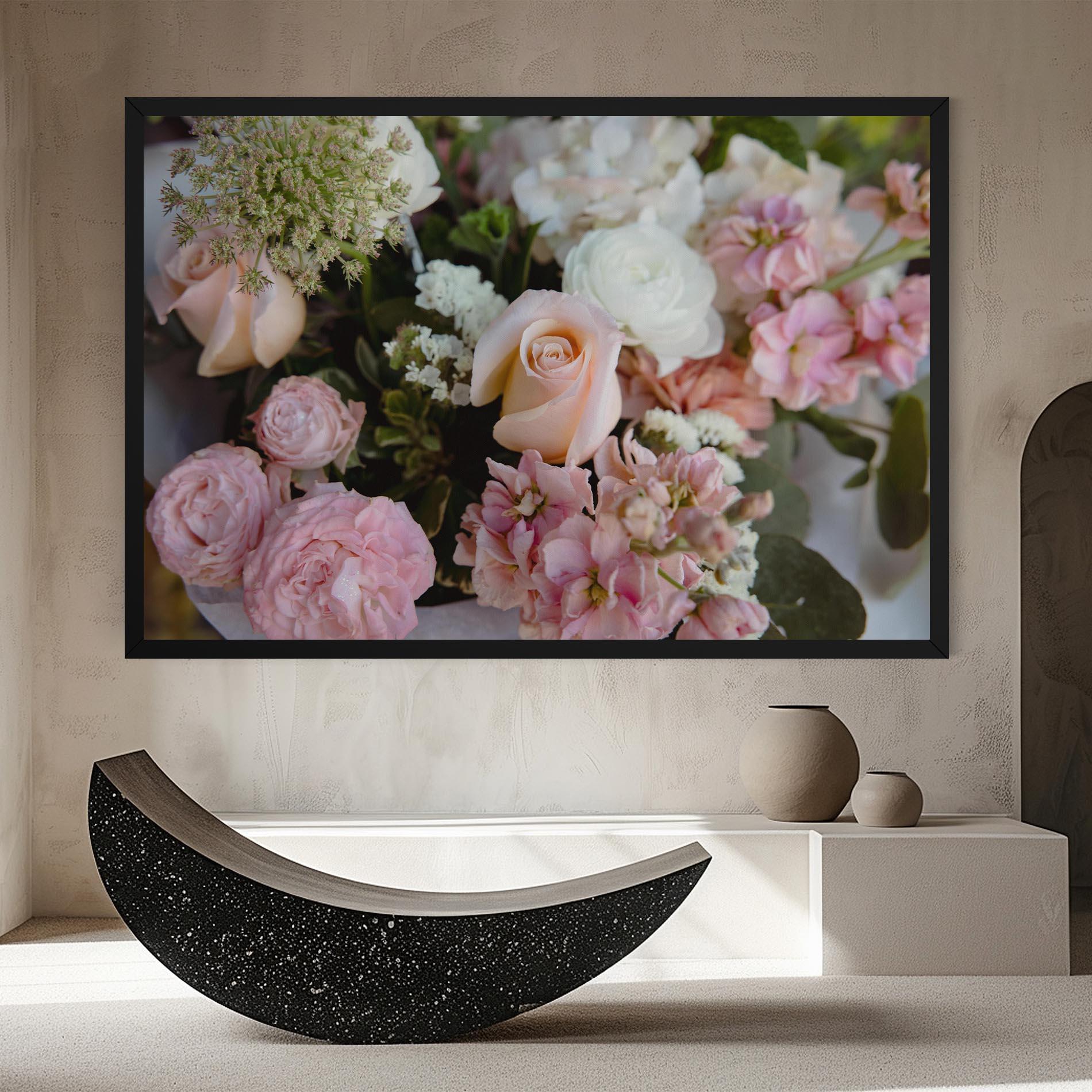 Vászonkép Beautiful Pink Pastel mockup 8