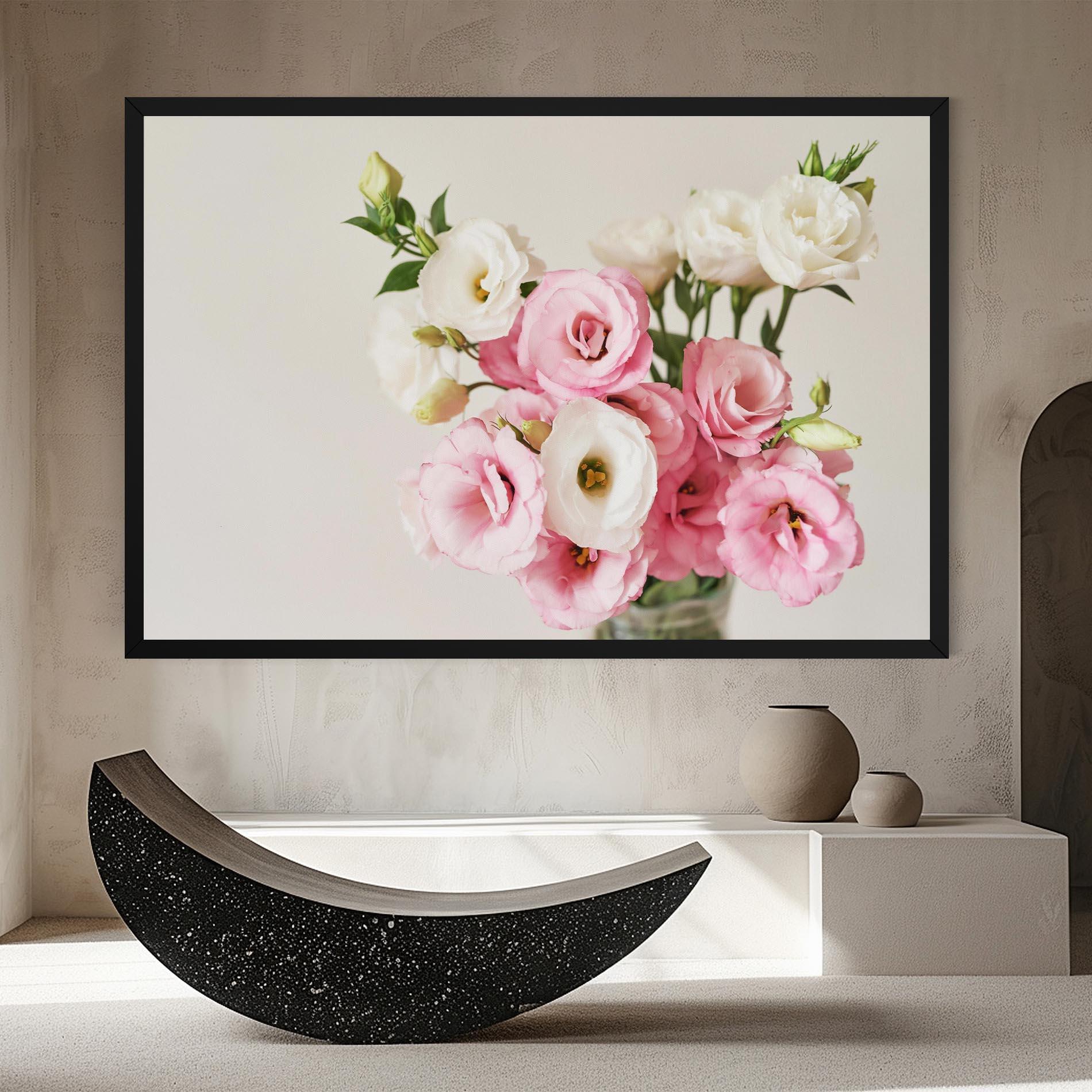 Vászonkép Cute Pink Flowers mockup 8