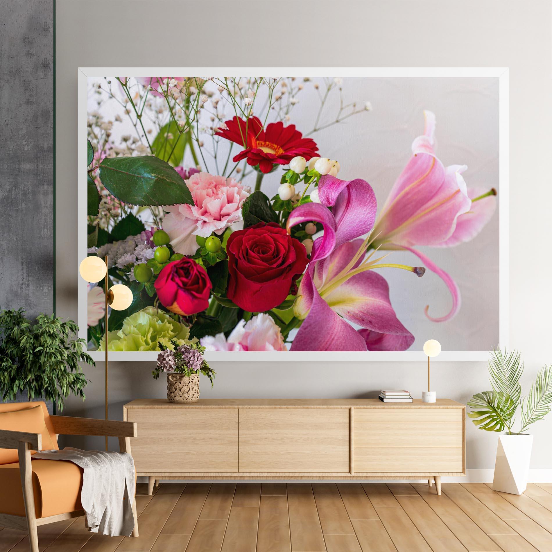 Vászonkép Bouquet mockup 9