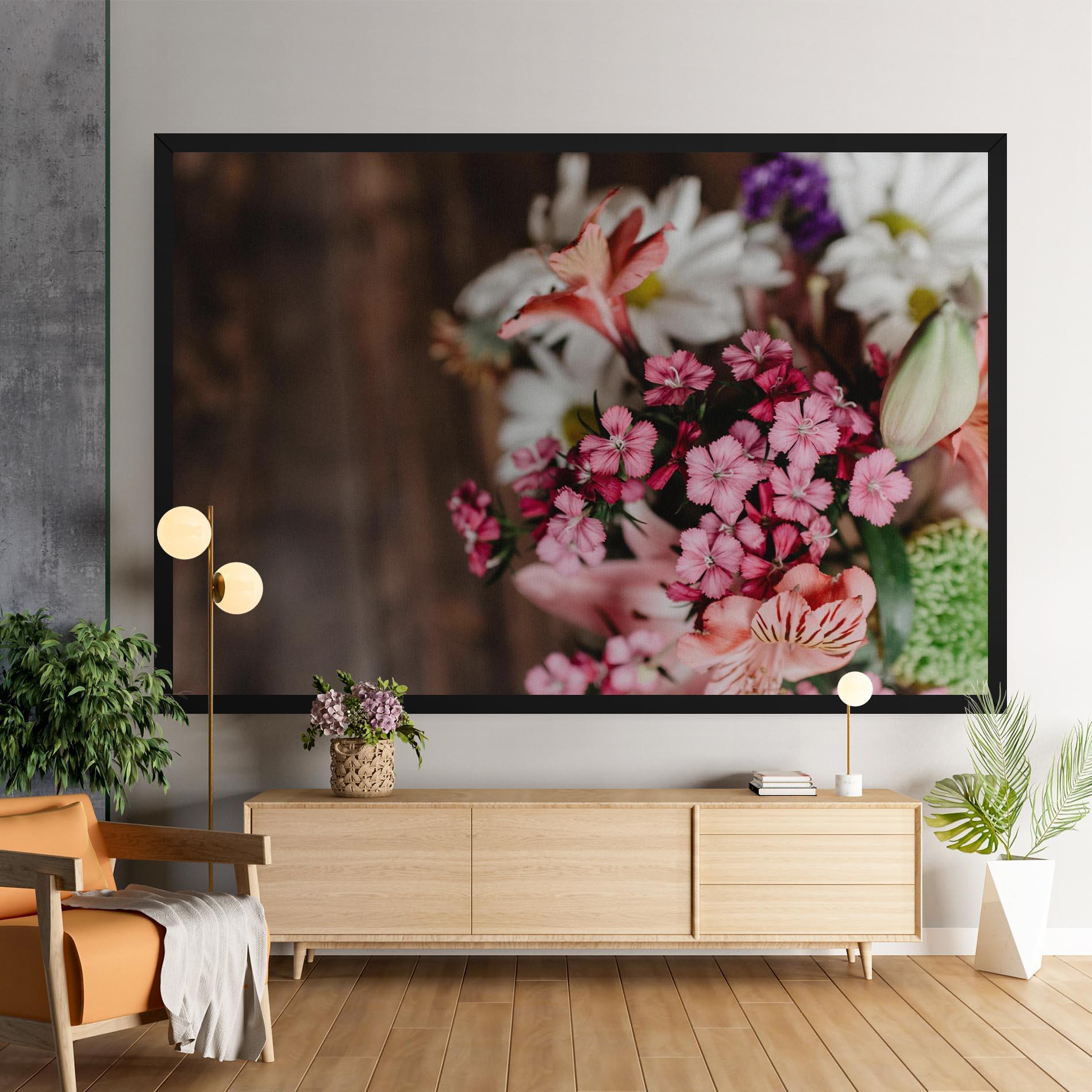 Vászonkép Small Flowers Bouquet mockup 9