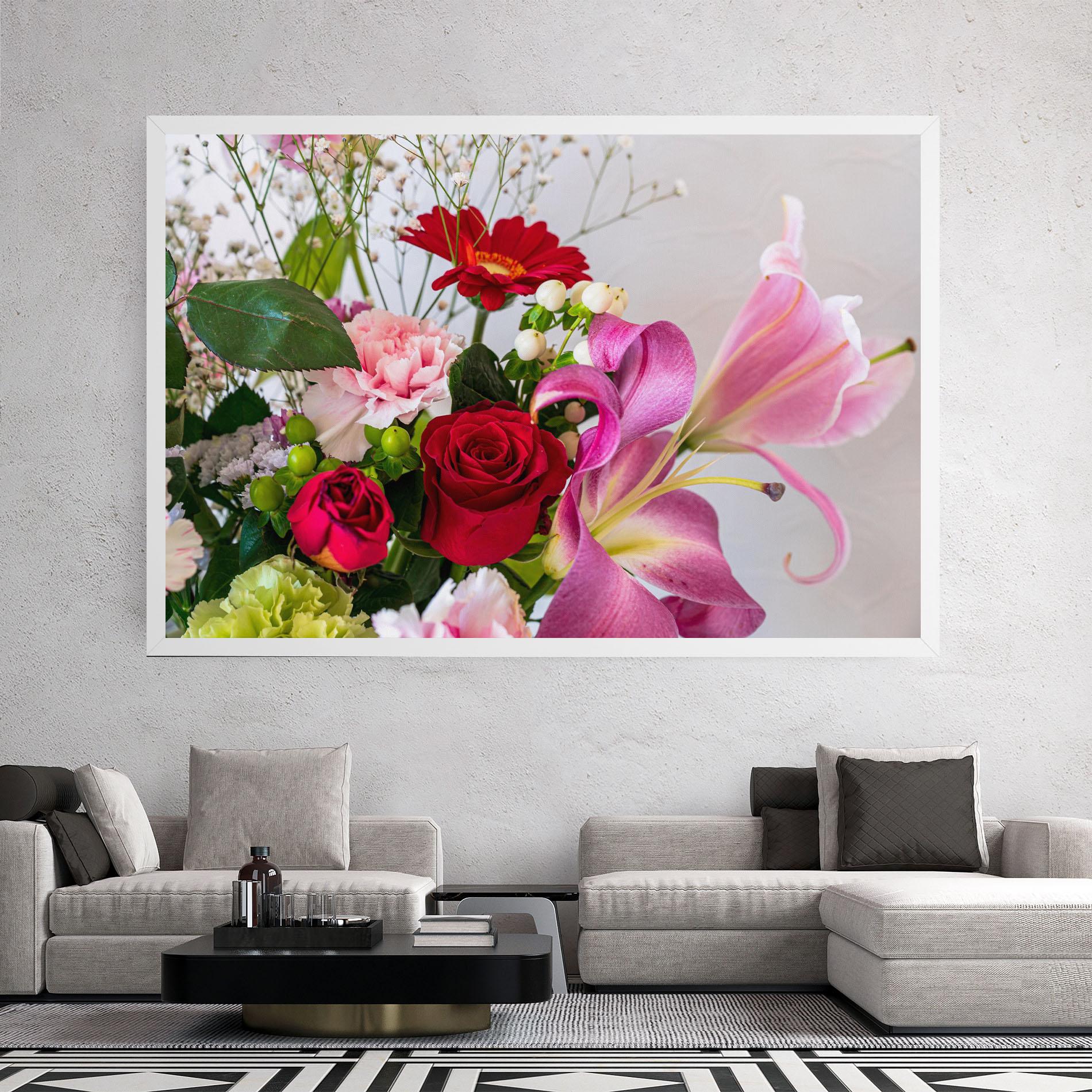 Vászonkép Bouquet mockup 2