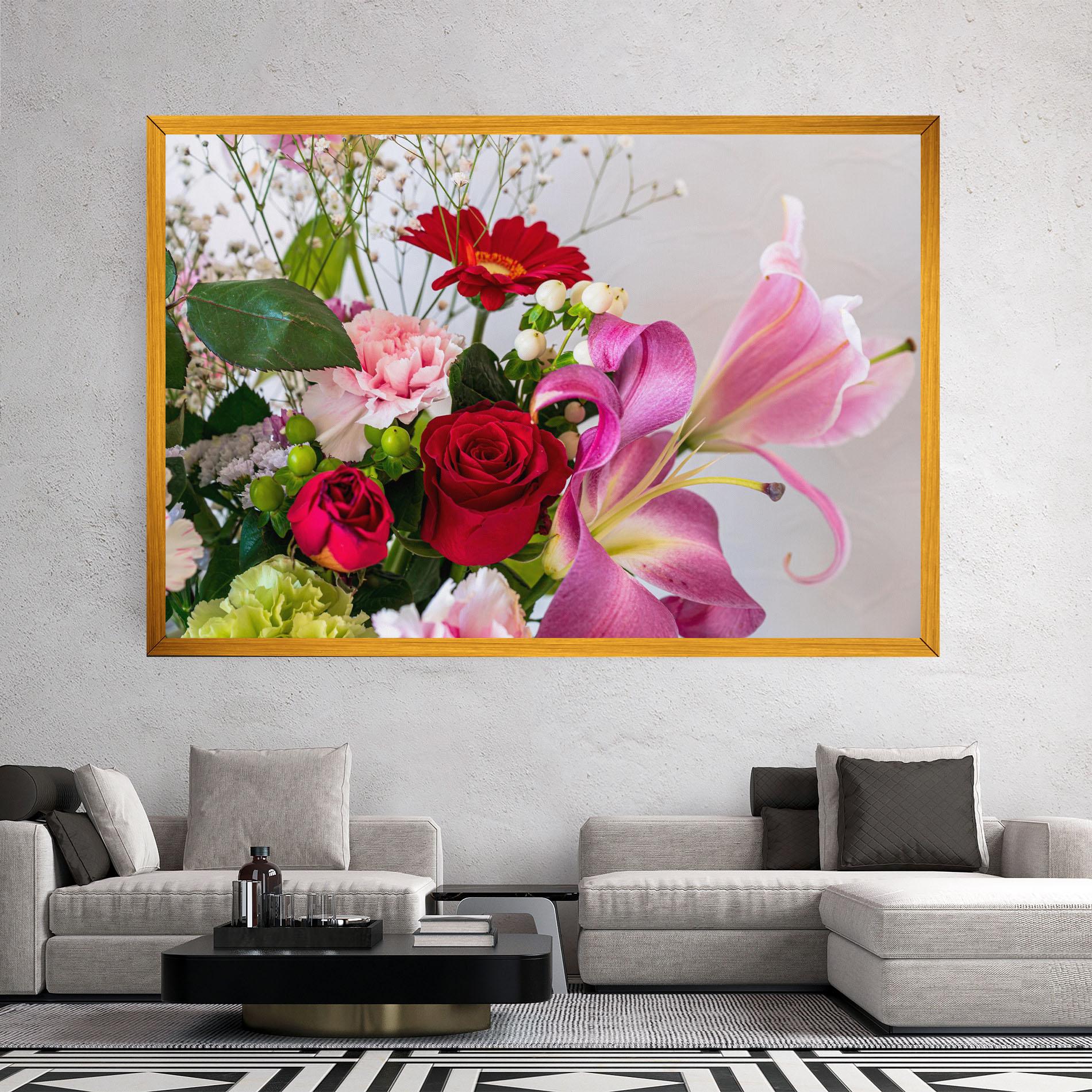 Vászonkép Bouquet mockup 2