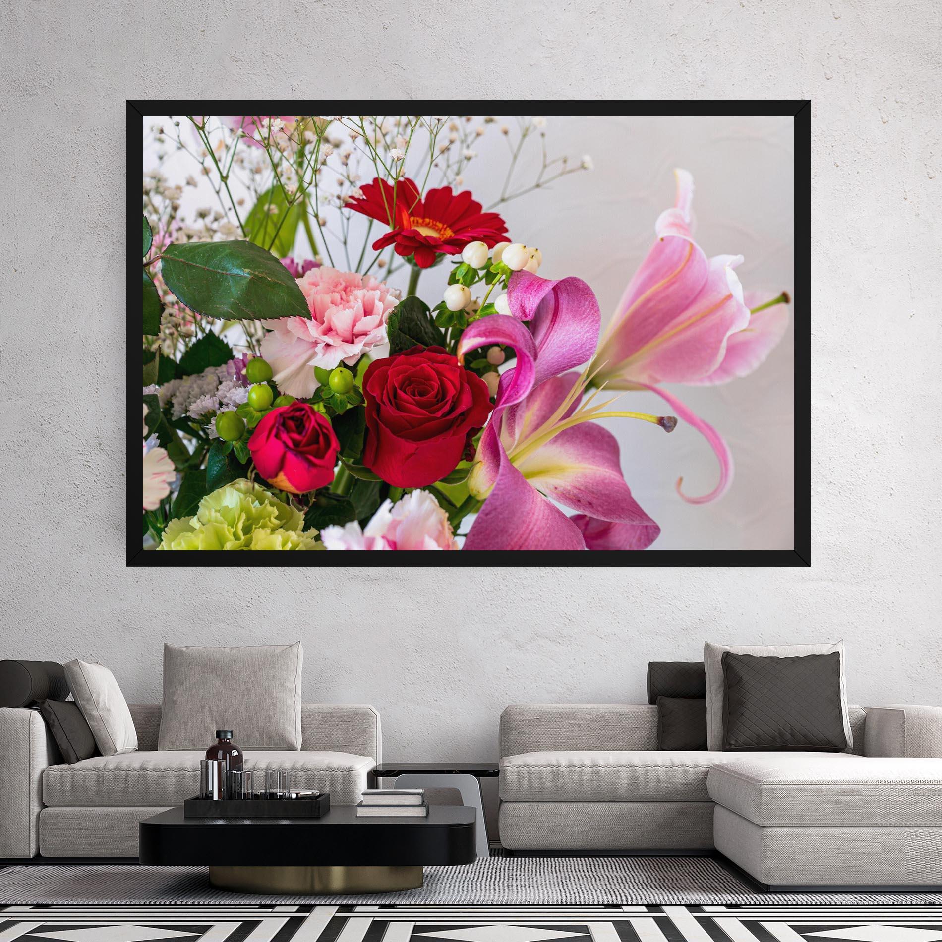 Vászonkép Bouquet mockup 2