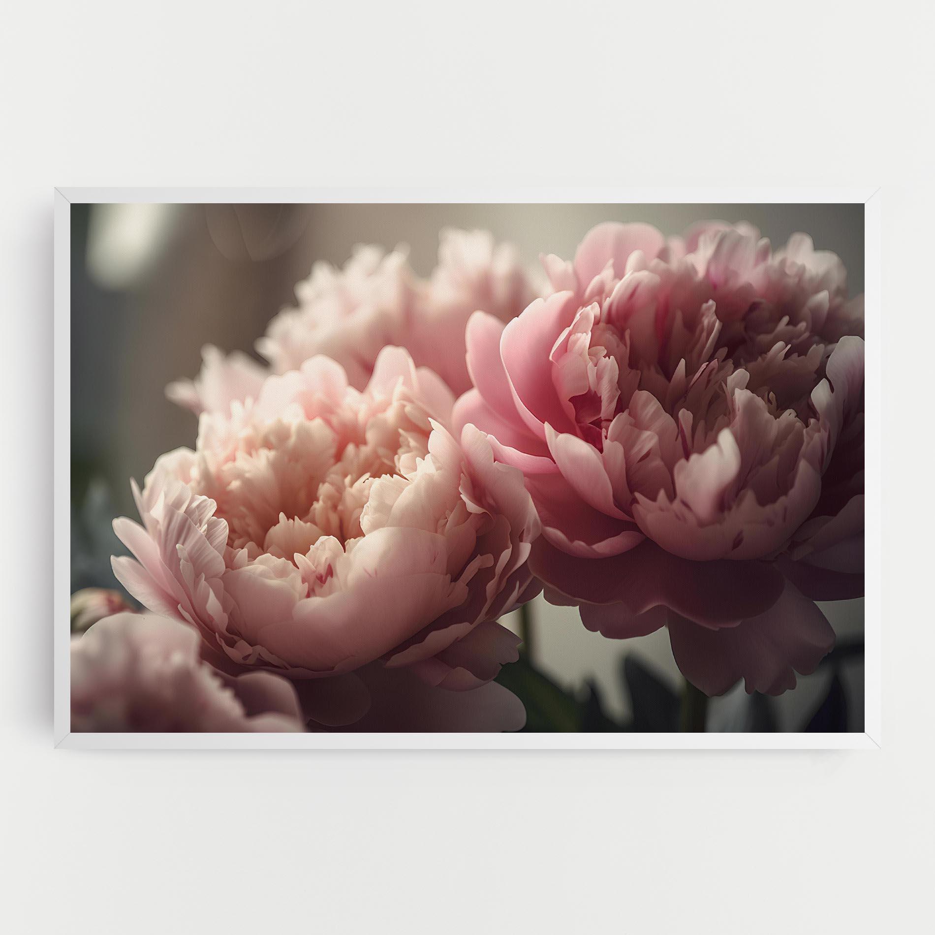 Vászonkép Cream Dreamy Peony mockup 0