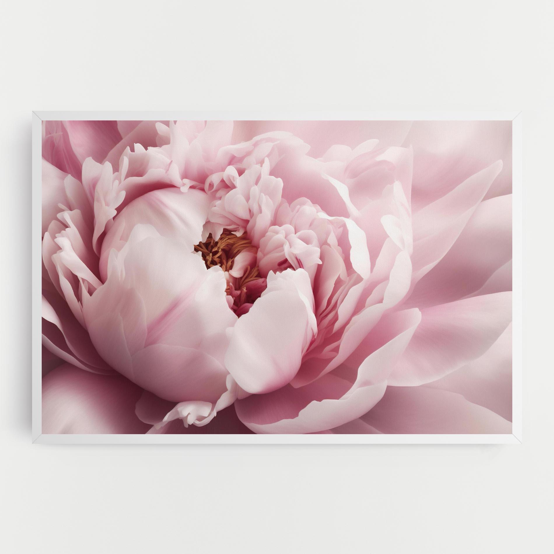 Vászonkép Pastel Peony Petals mockup 0