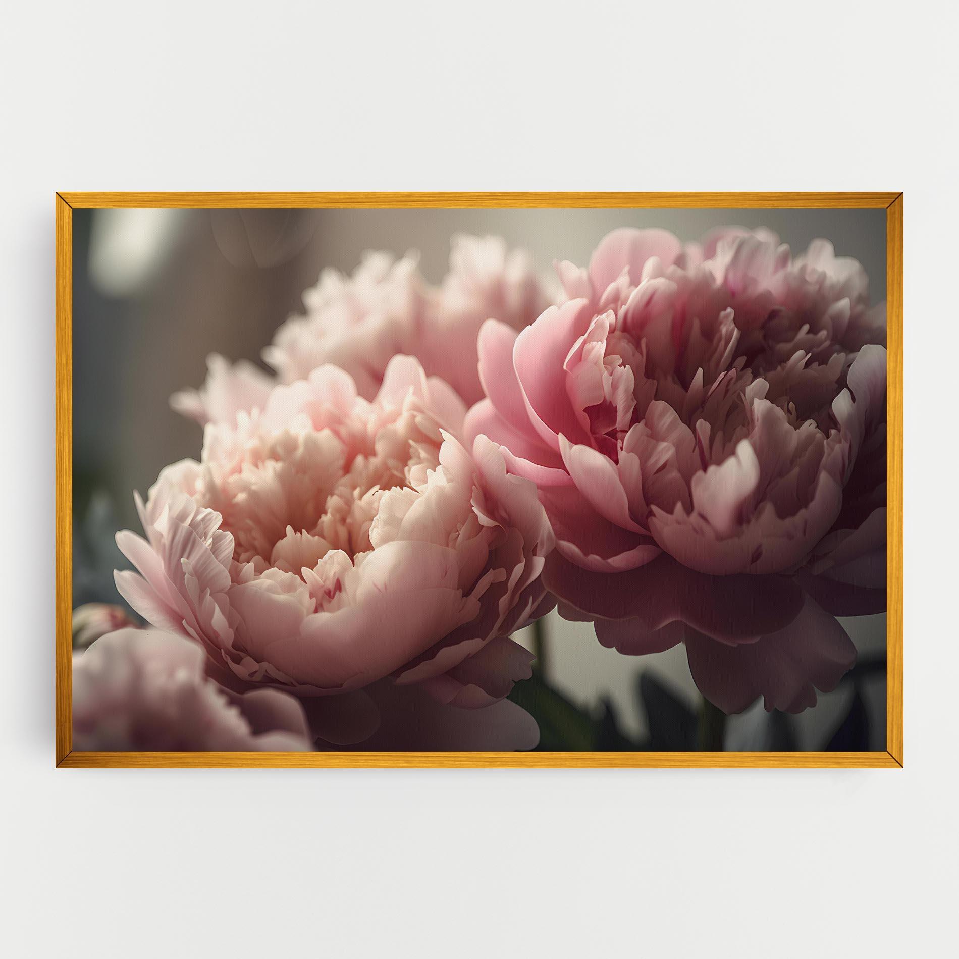 Vászonkép Cream Dreamy Peony mockup 0