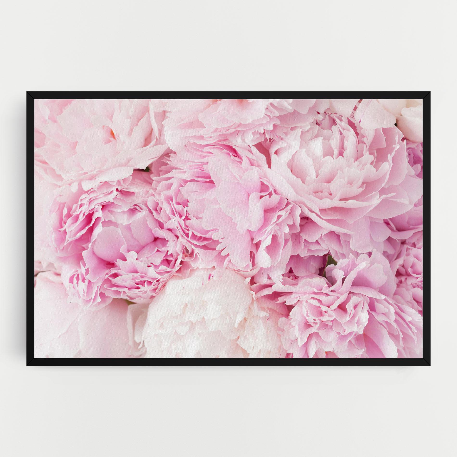 Vászonkép Dreamy Pink Pastel Peony mockup 0