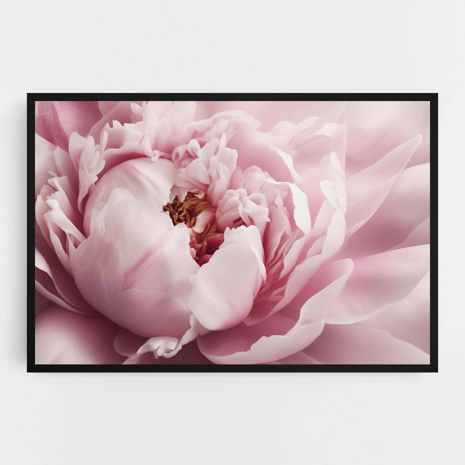 Vászonkép Pastel Peony Petals mockup 0