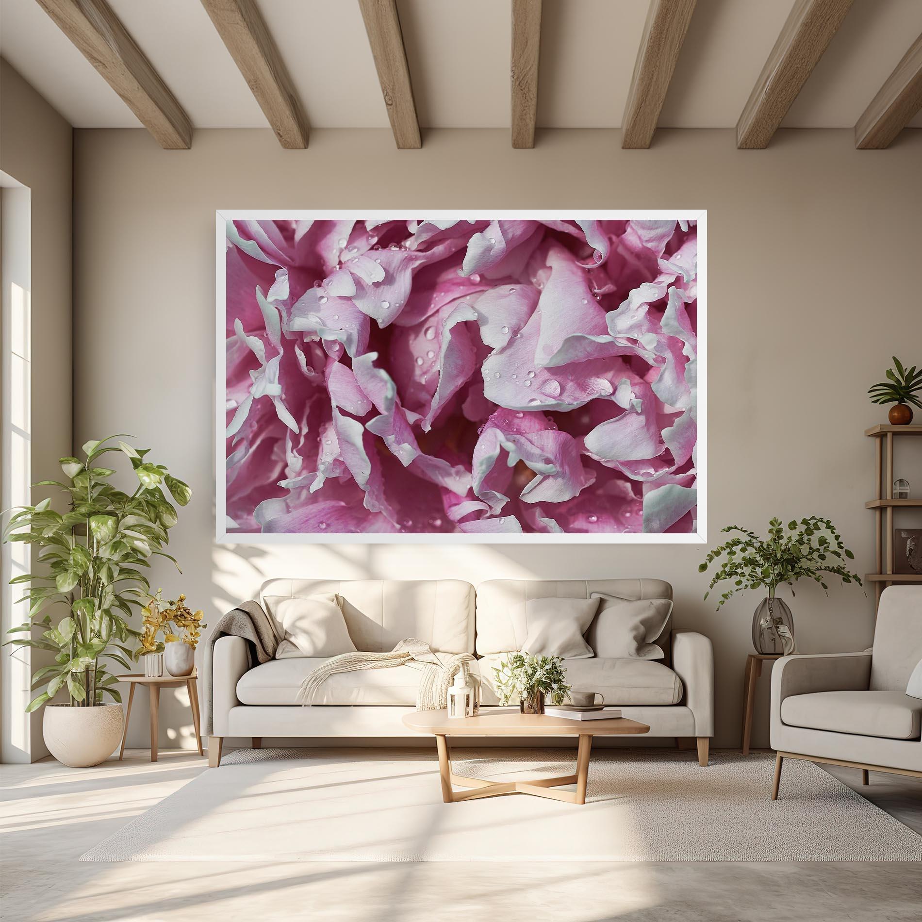 Vászonkép Peony Petals mockup 6