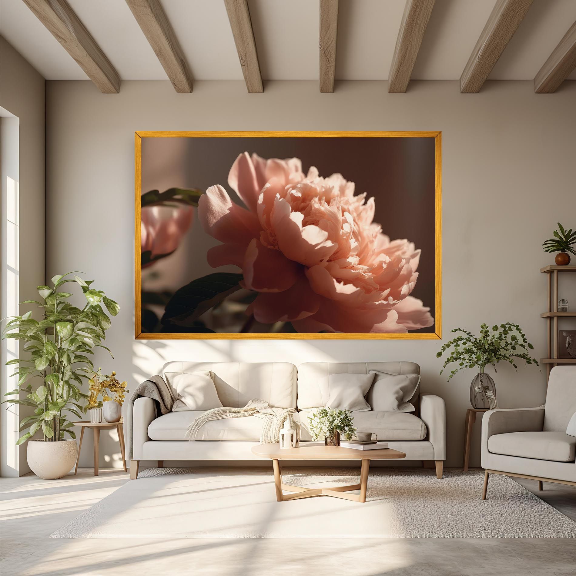 Light Orange Peony View mockup 6