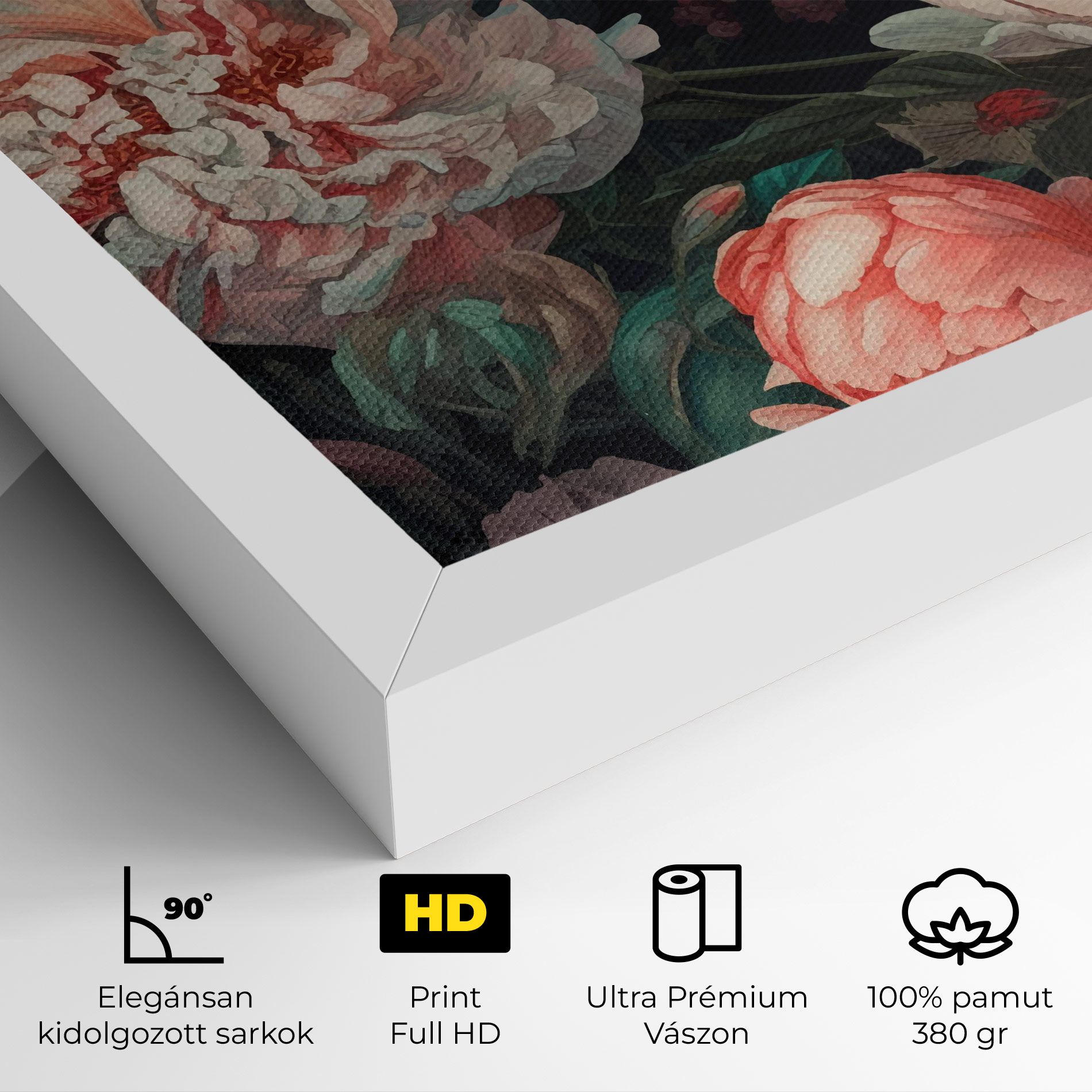 Artistic Pink Peony mockup 4