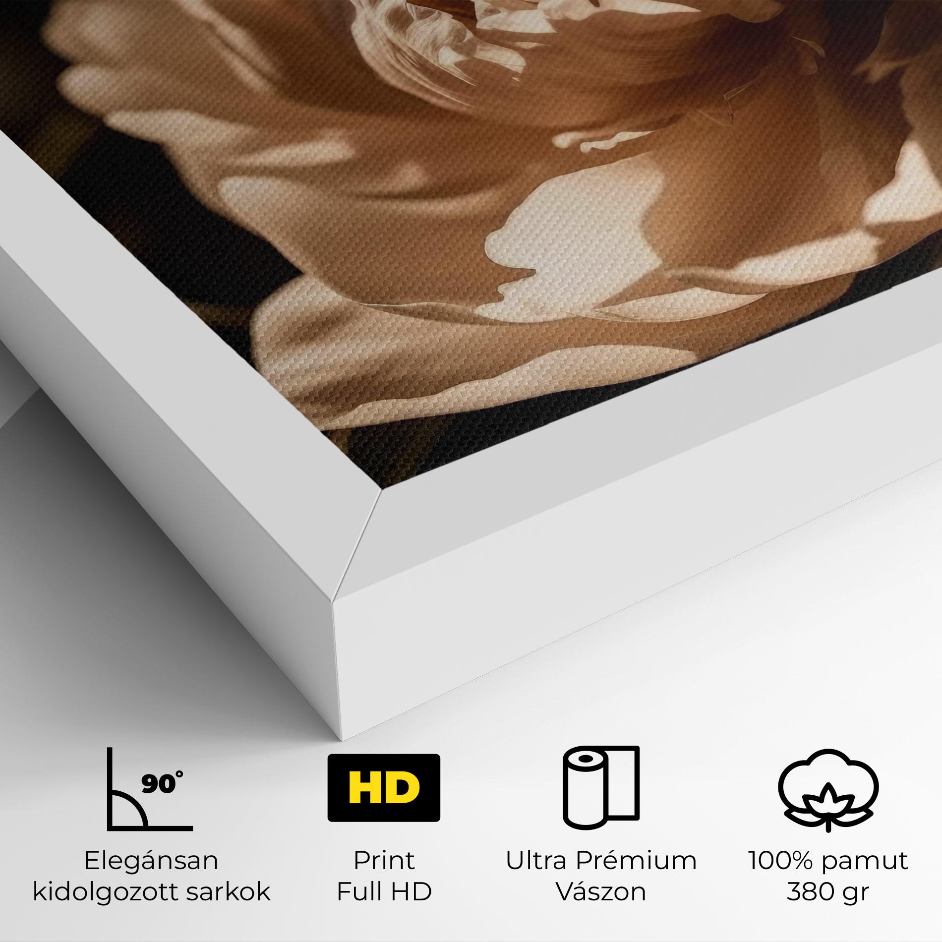 Vászonkép Cream Peony mockup 4