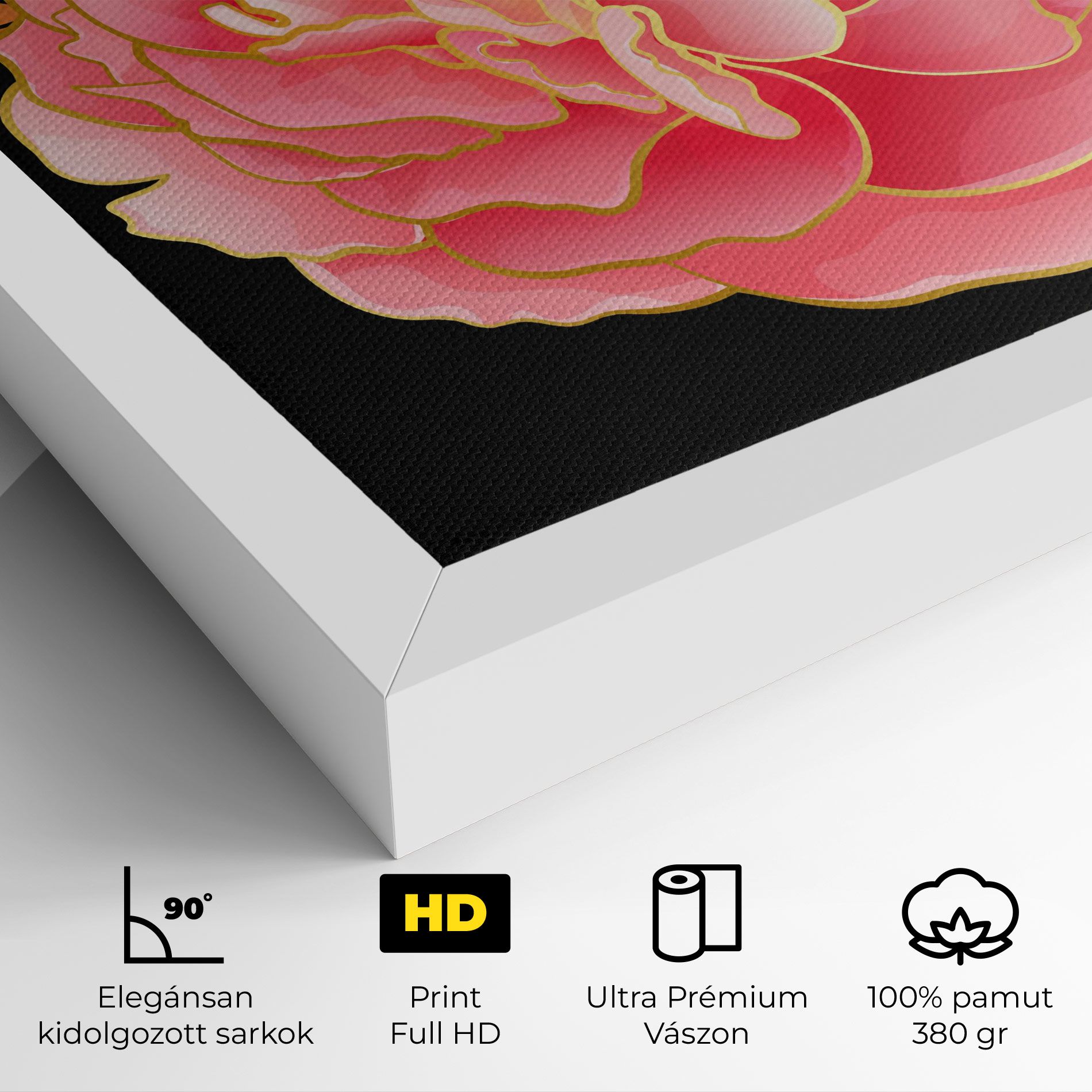 Gold Pinkk Peony mockup 4