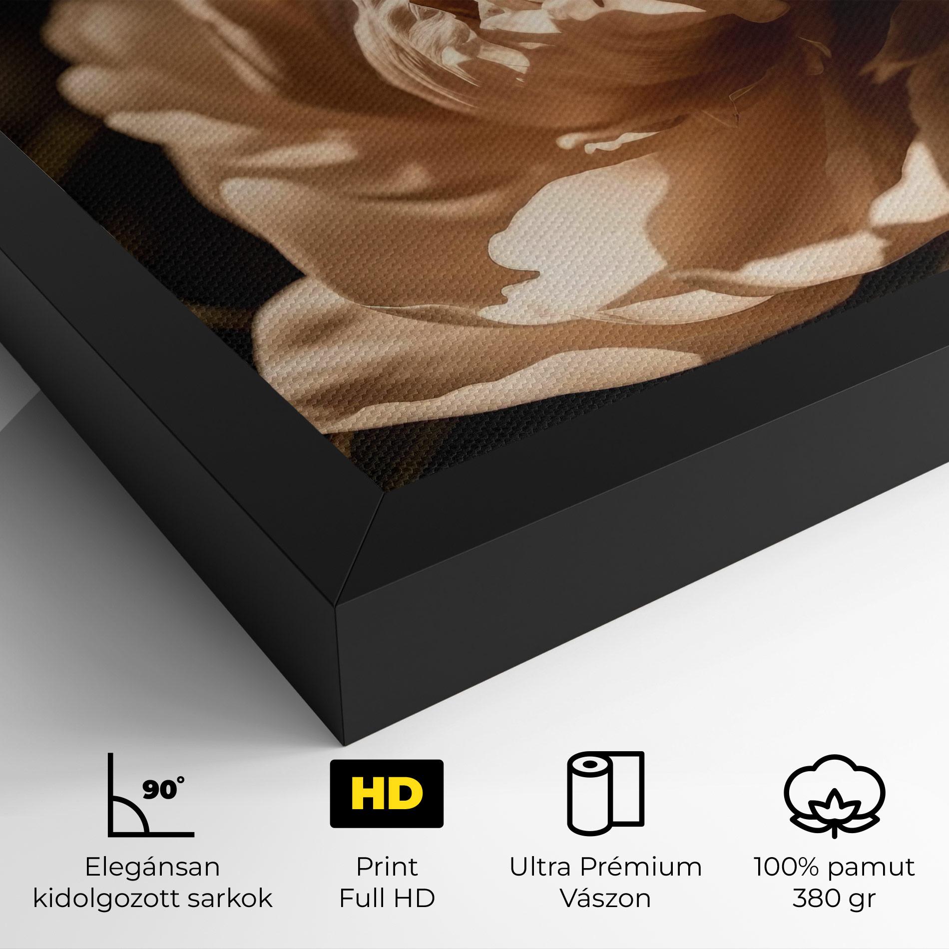 Vászonkép Cream Peony mockup 4