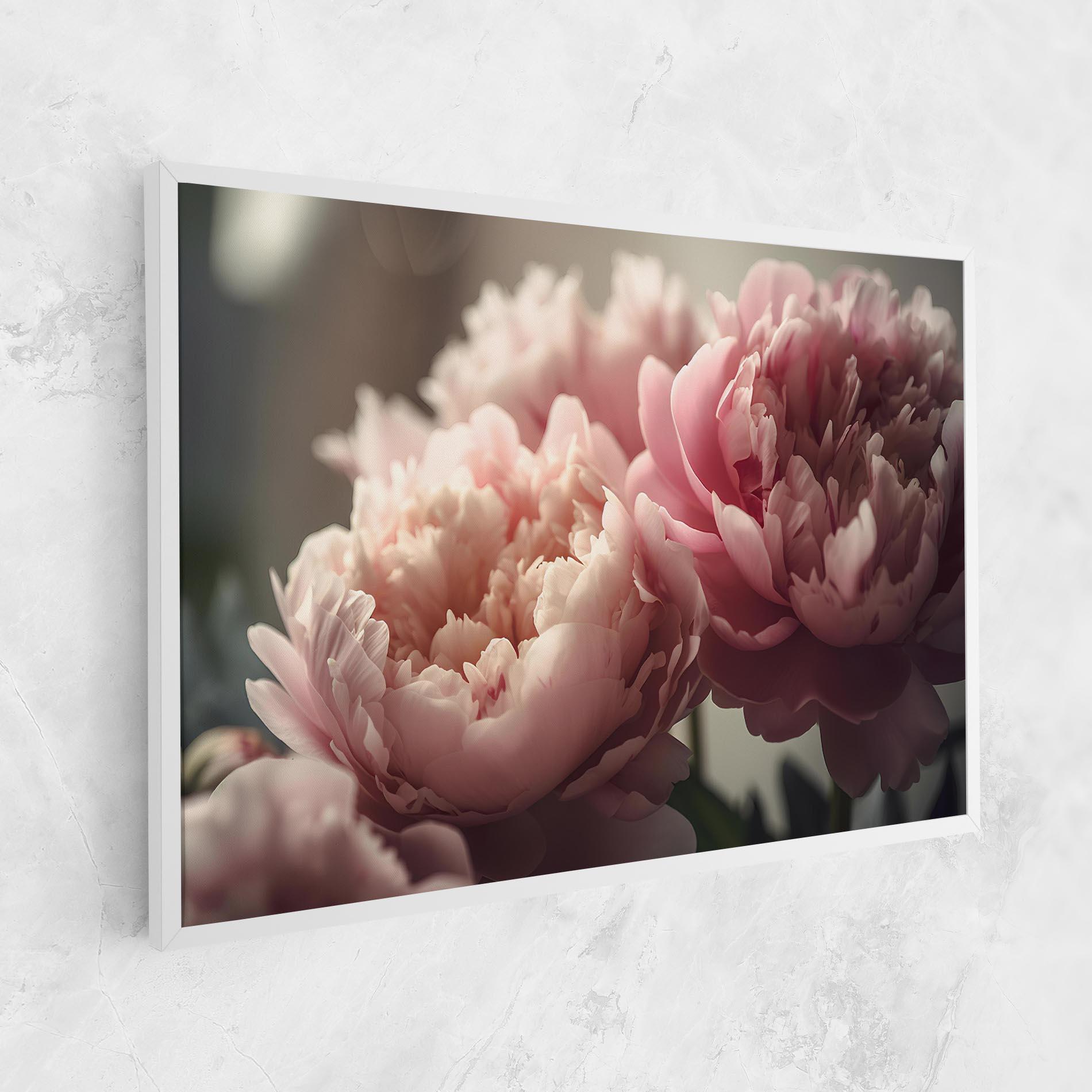 Vászonkép Cream Dreamy Peony mockup 1