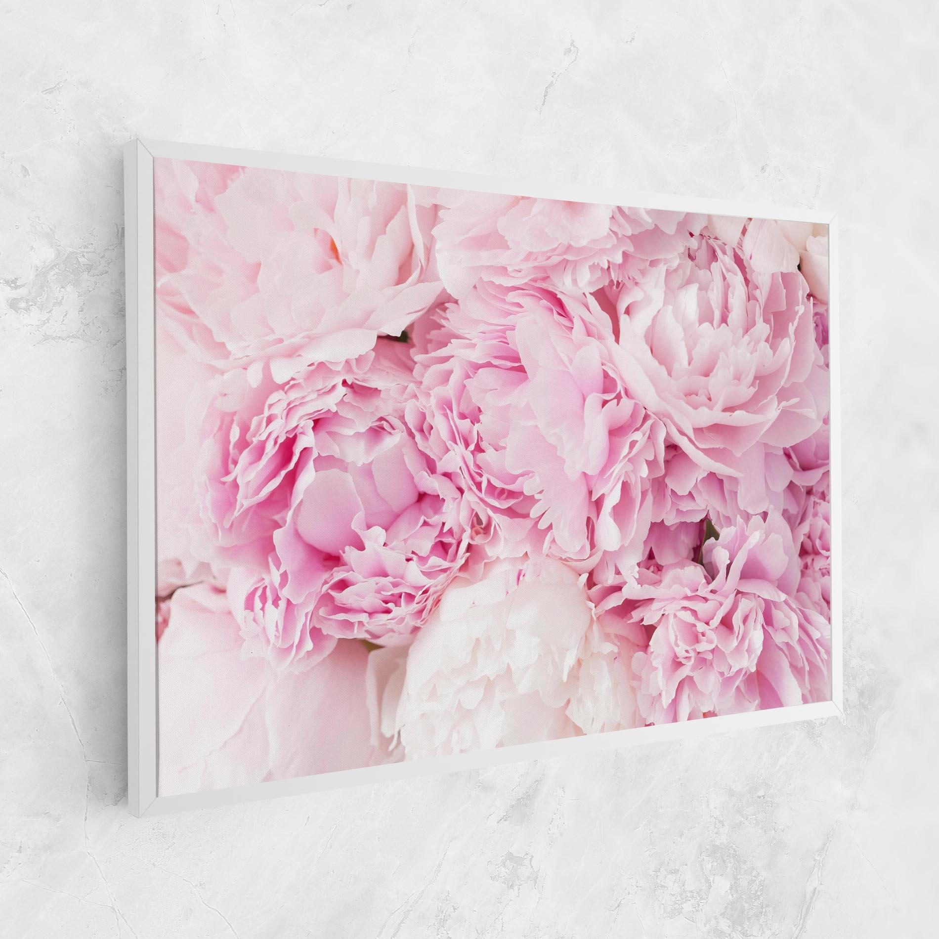 Vászonkép Dreamy Pink Pastel Peony mockup 1