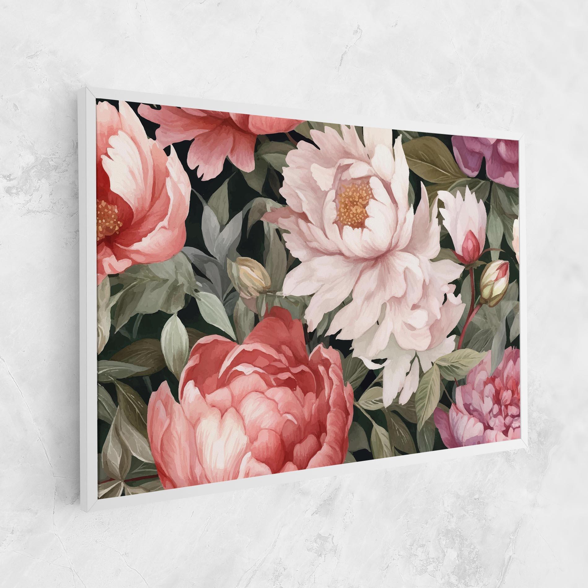 Vászonkép Light Peony Art mockup 1