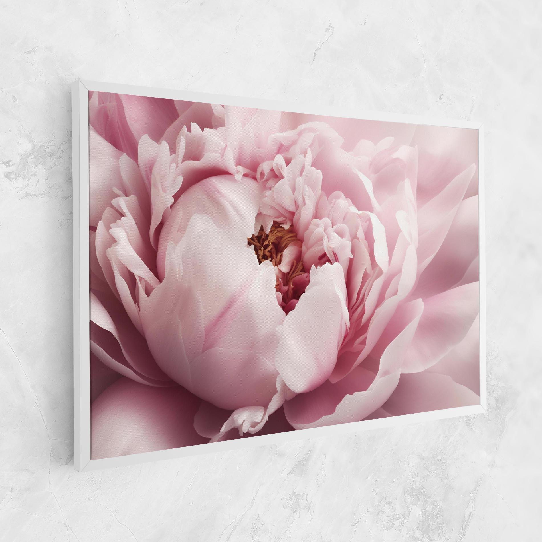 Vászonkép Pastel Peony Petals mockup 1