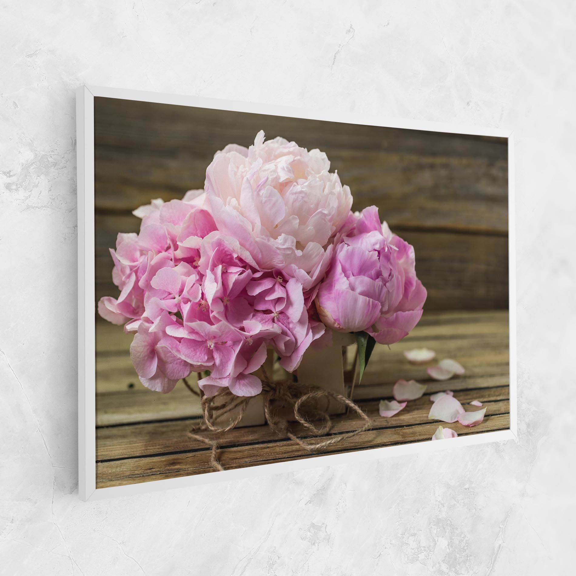 Peony On Table mockup 1