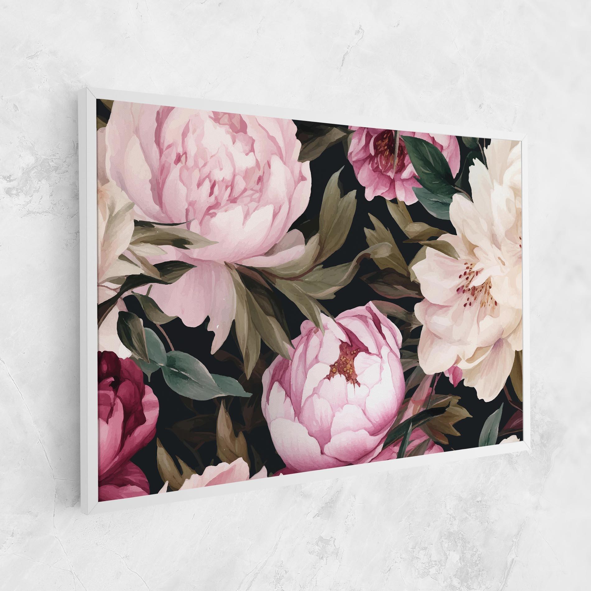 Vászonkép Peony Paint mockup 1