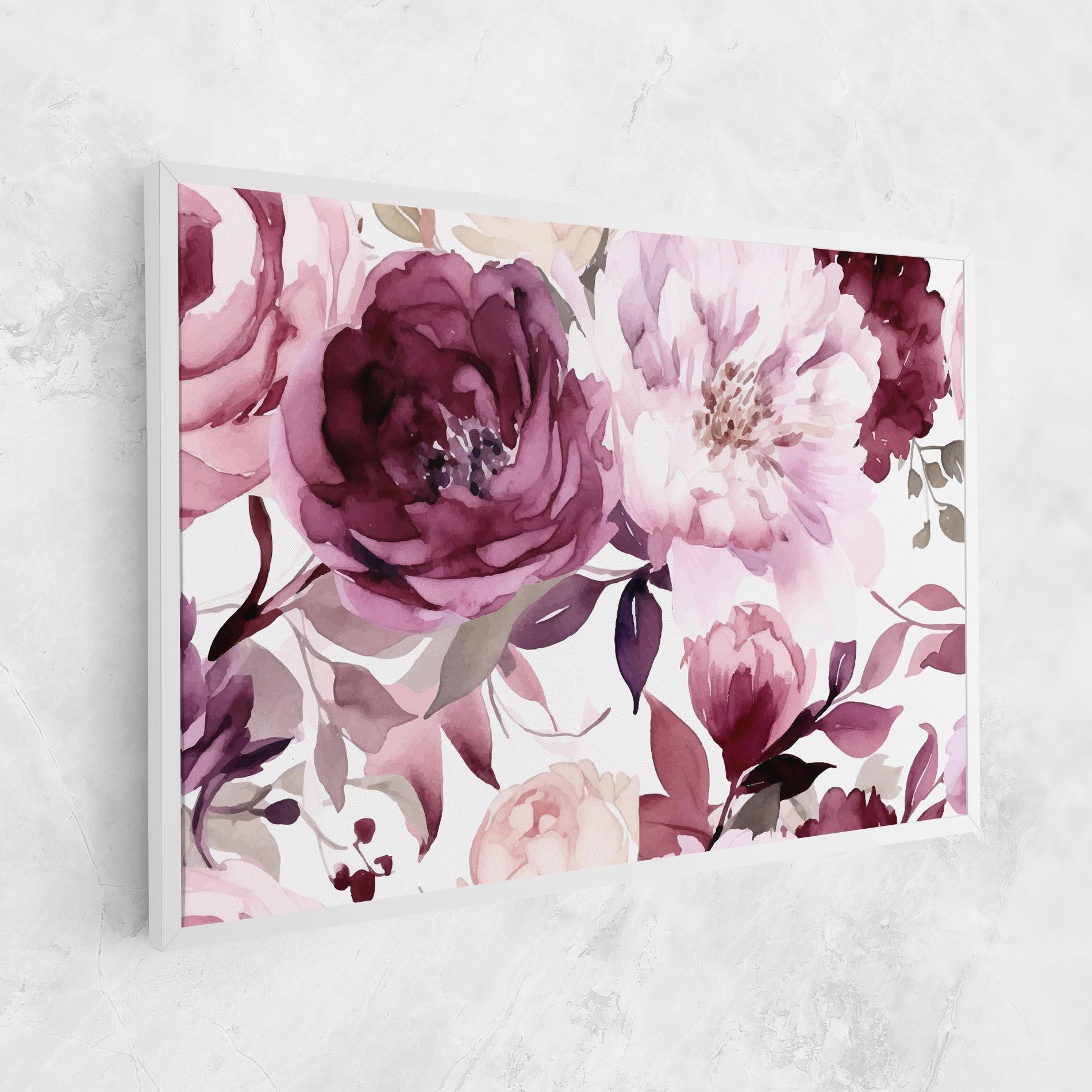 Vászonkép Peony Pink Purple mockup 1