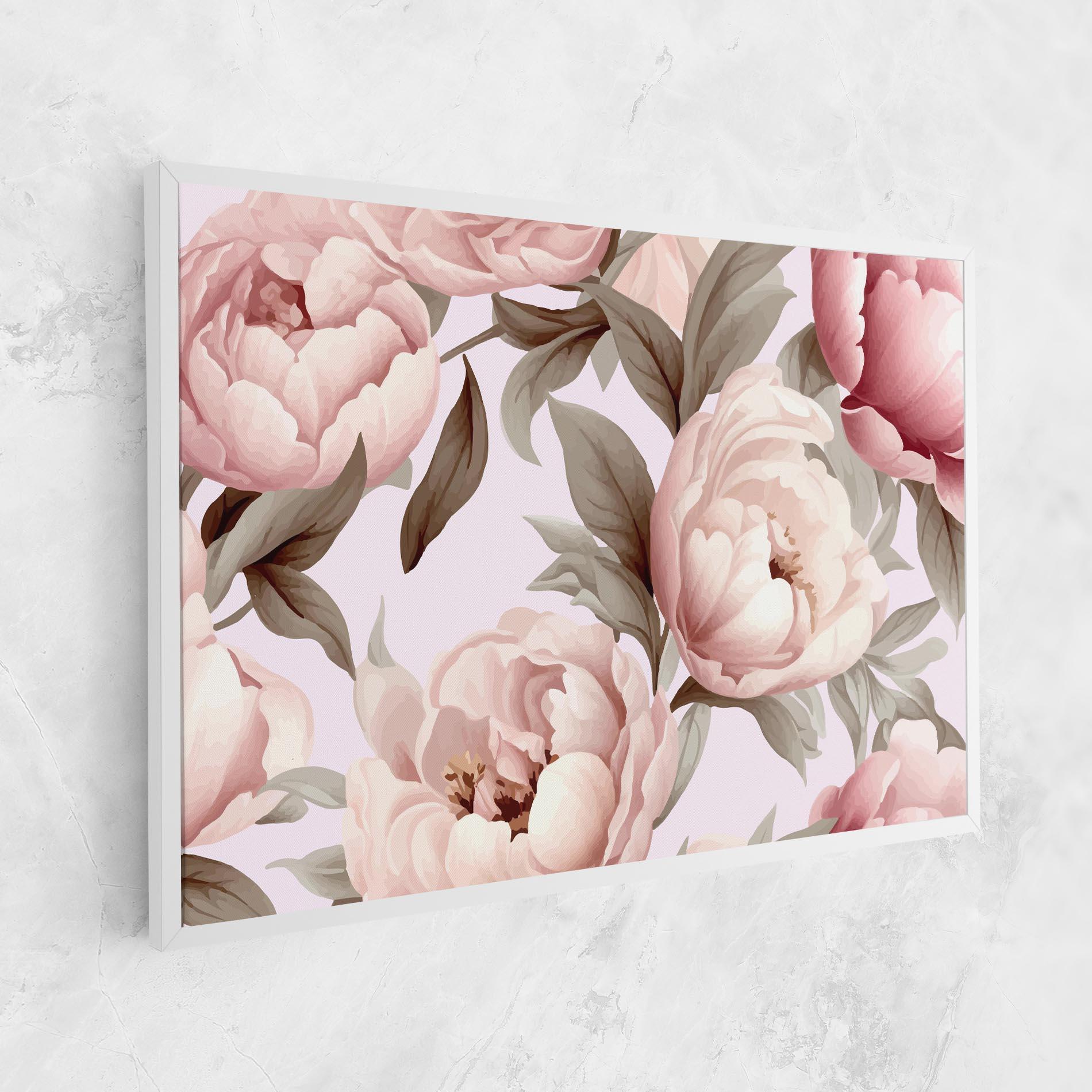 Vászonkép Pink Peony Buds mockup 1