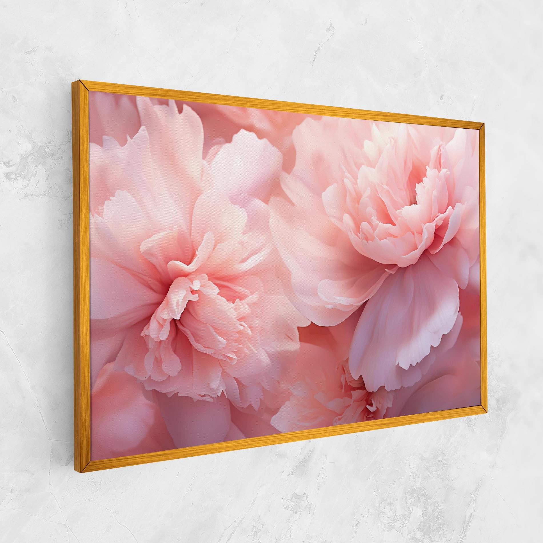 Vászonkép Close Up Dreamy Peony mockup 1