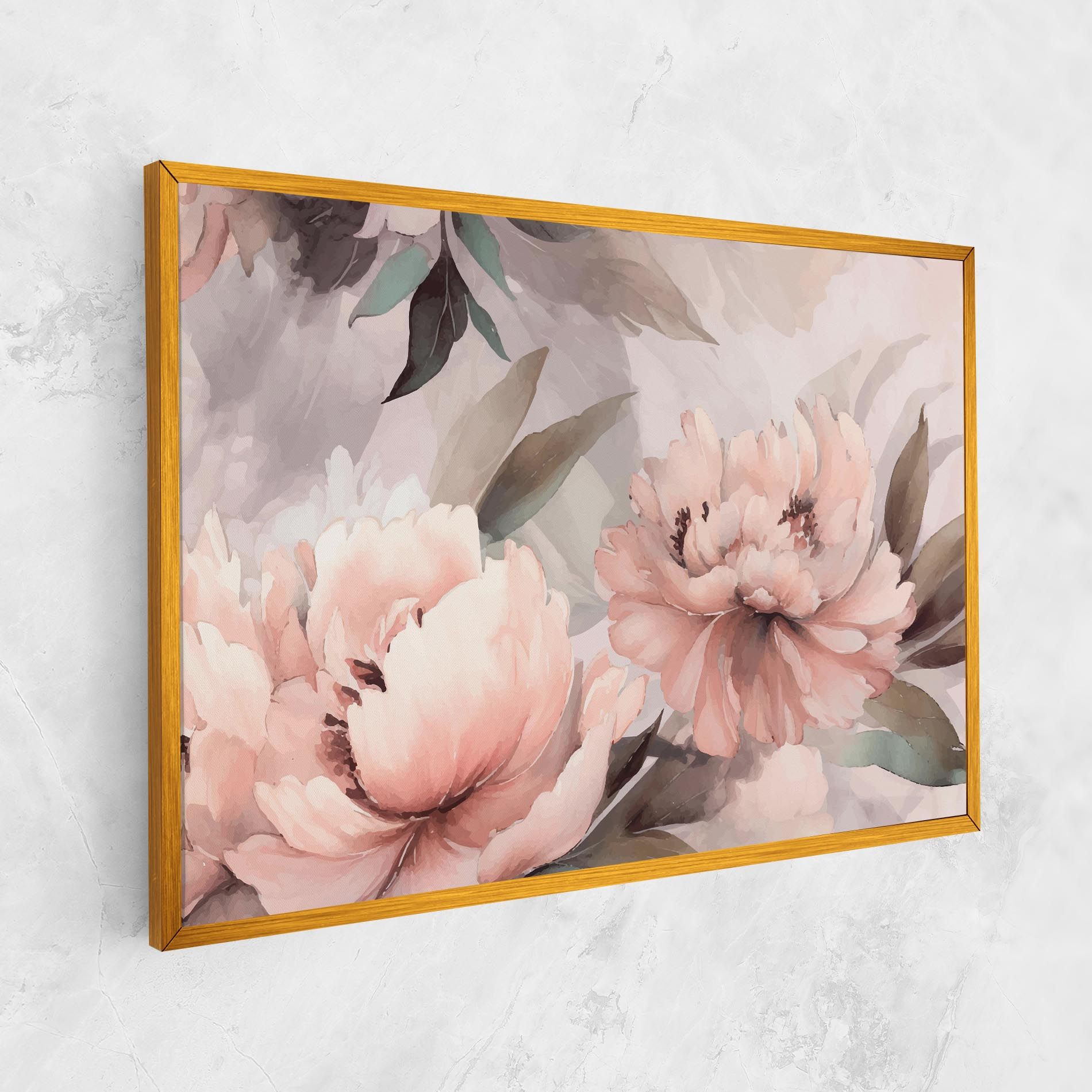 Dreamy Peony Art mockup 1