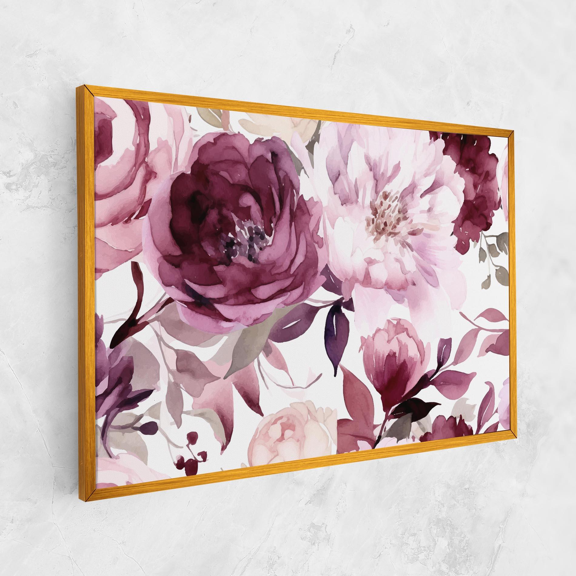 Vászonkép Peony Pink Purple mockup 1