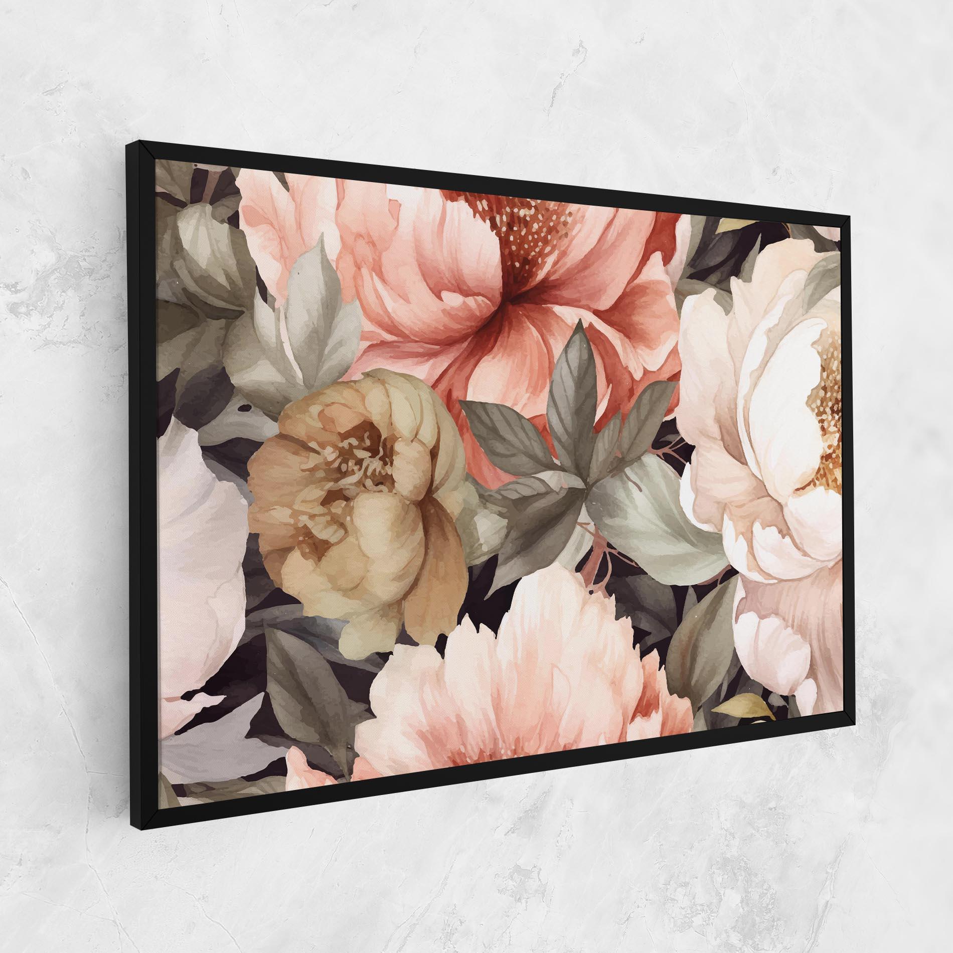 Vászonkép Cream Pink Peony mockup 1