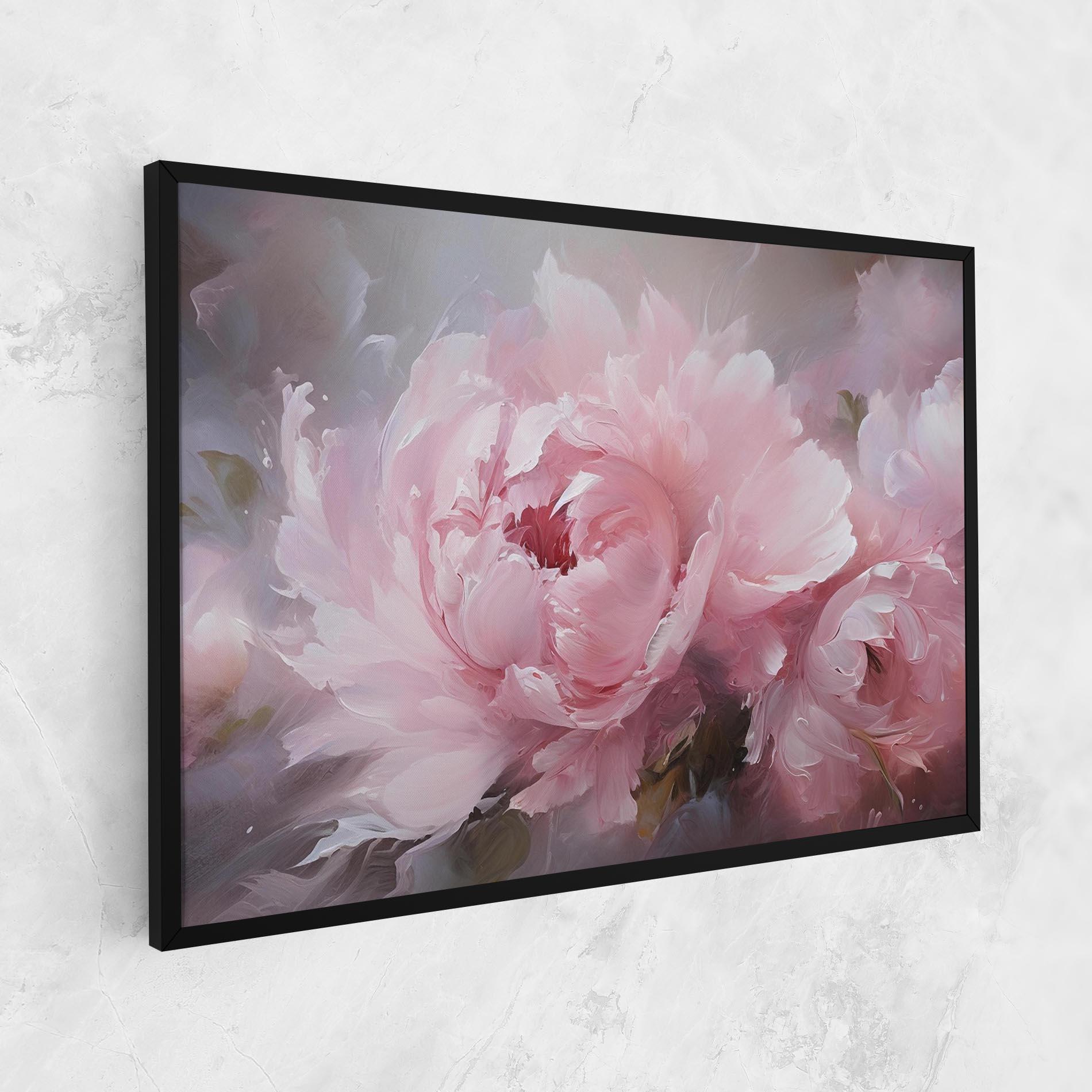 Vászonkép Dreamy Painting Peony mockup 1