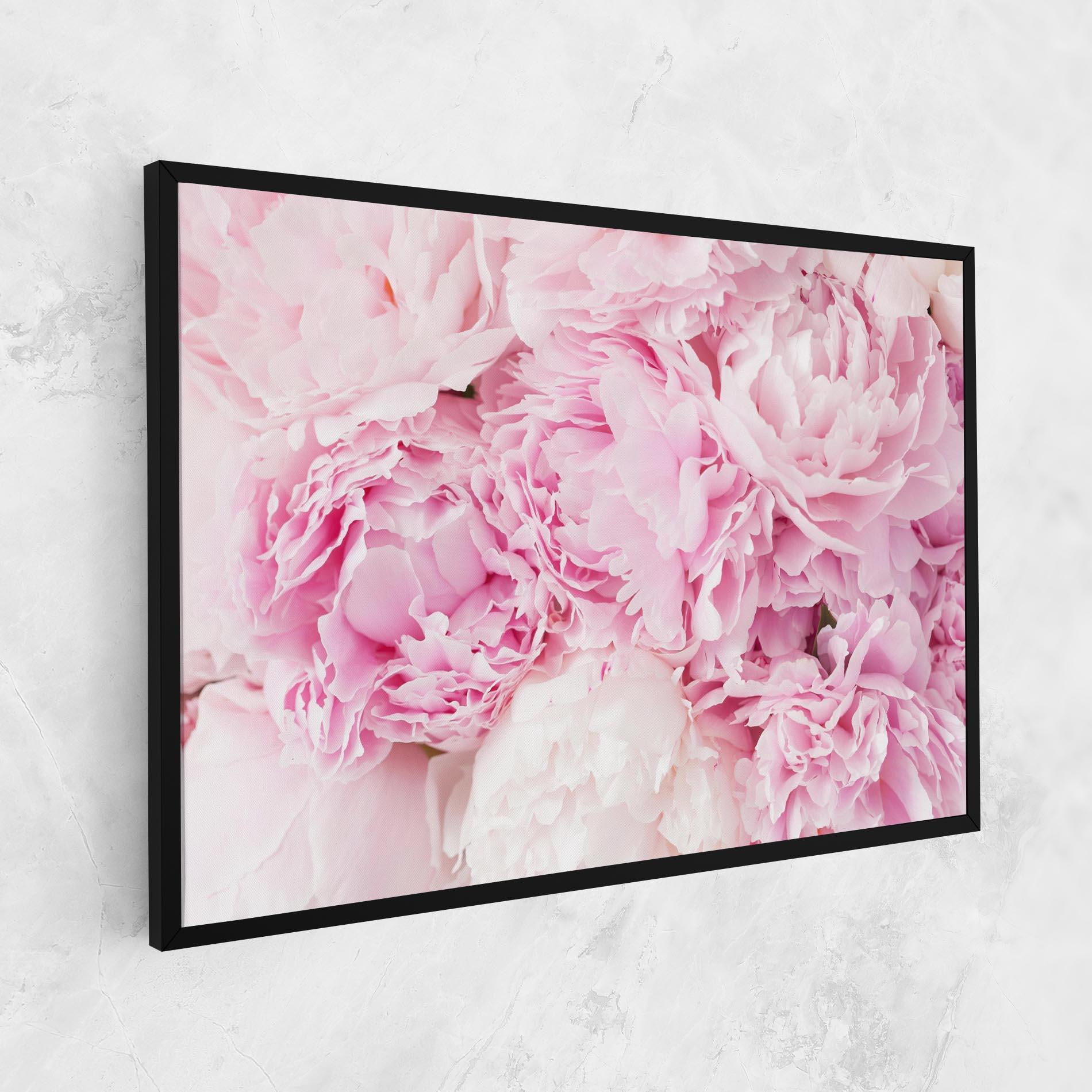 Vászonkép Dreamy Pink Pastel Peony mockup 1