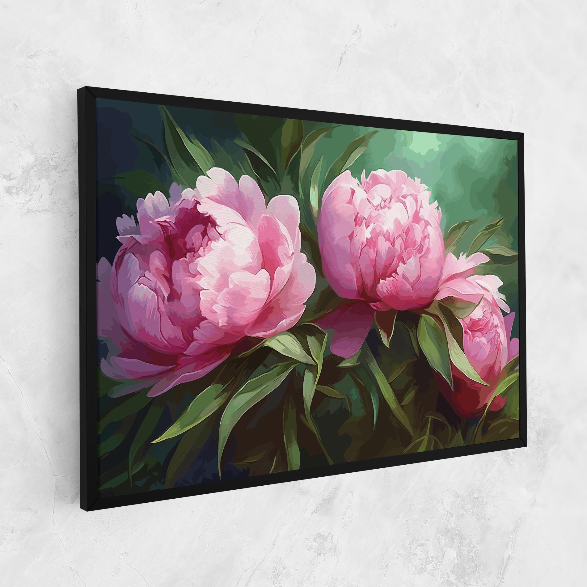 Peonies Art mockup 1