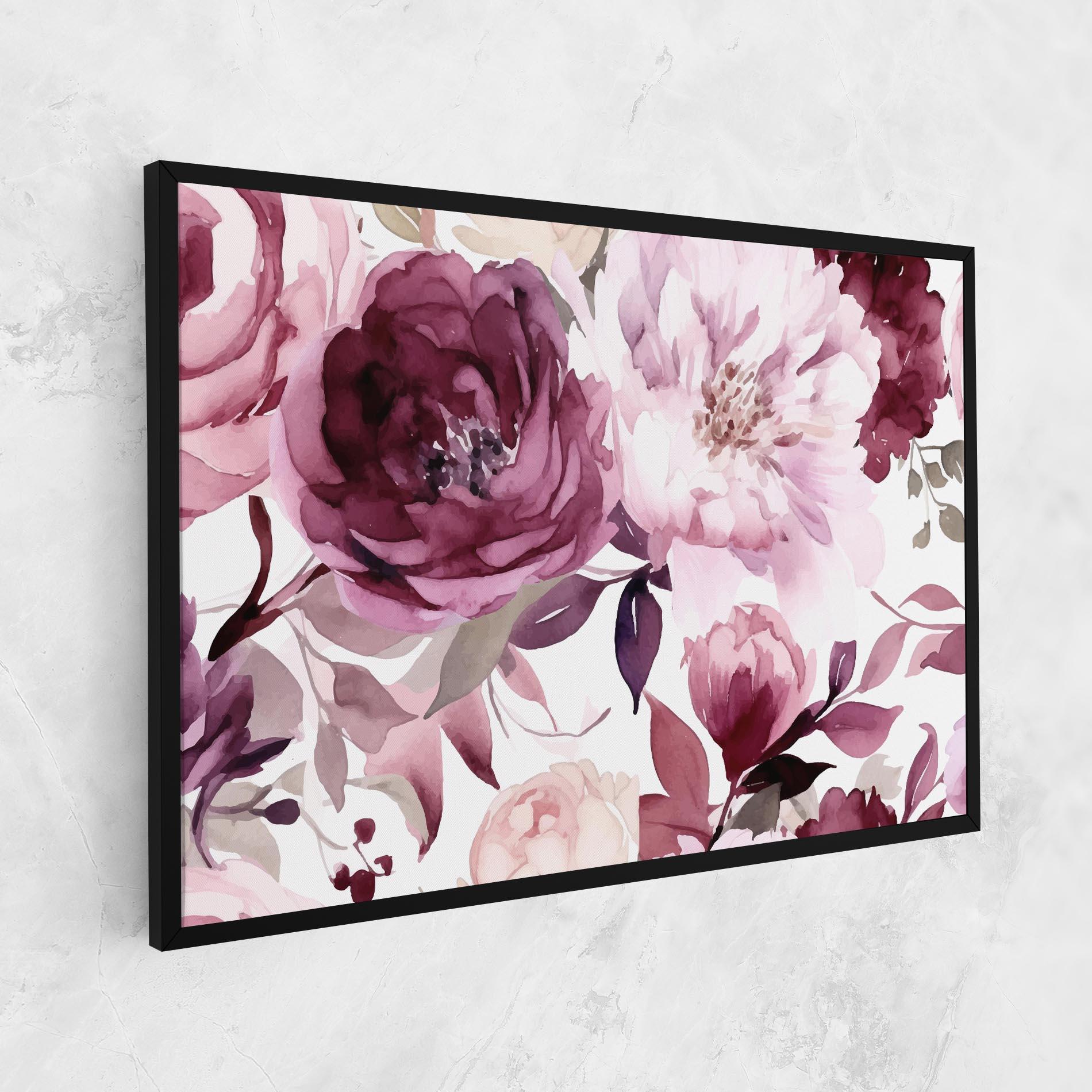 Vászonkép Peony Pink Purple mockup 1