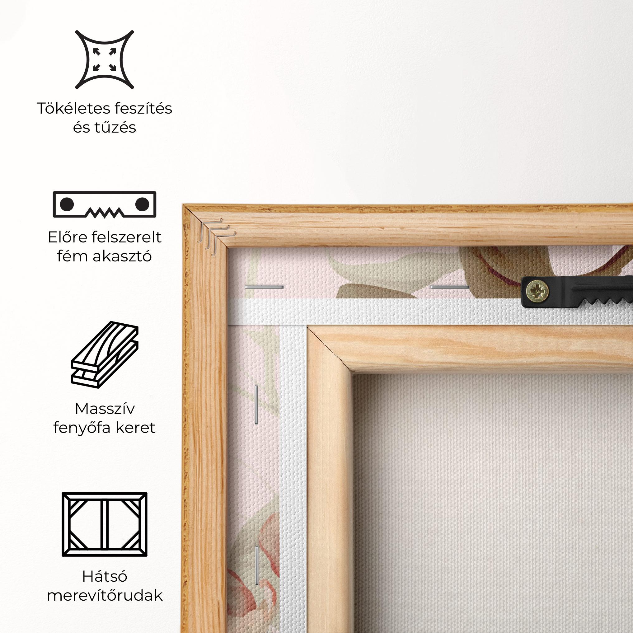 Vászonkép Pink Pretty Peony mockup 5